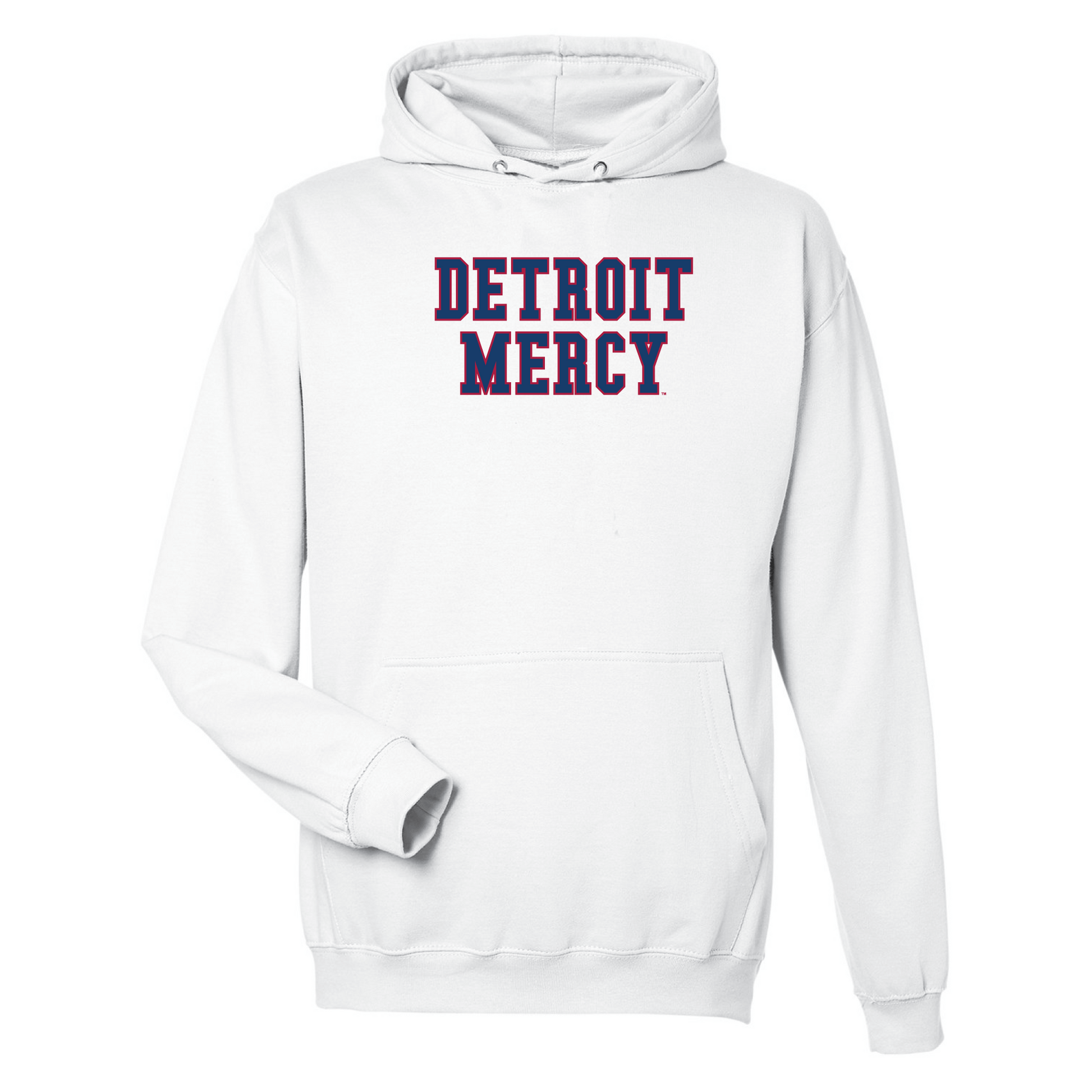 University of Detroit Mercy Titans Block Hooded Sweatshirt Fleece