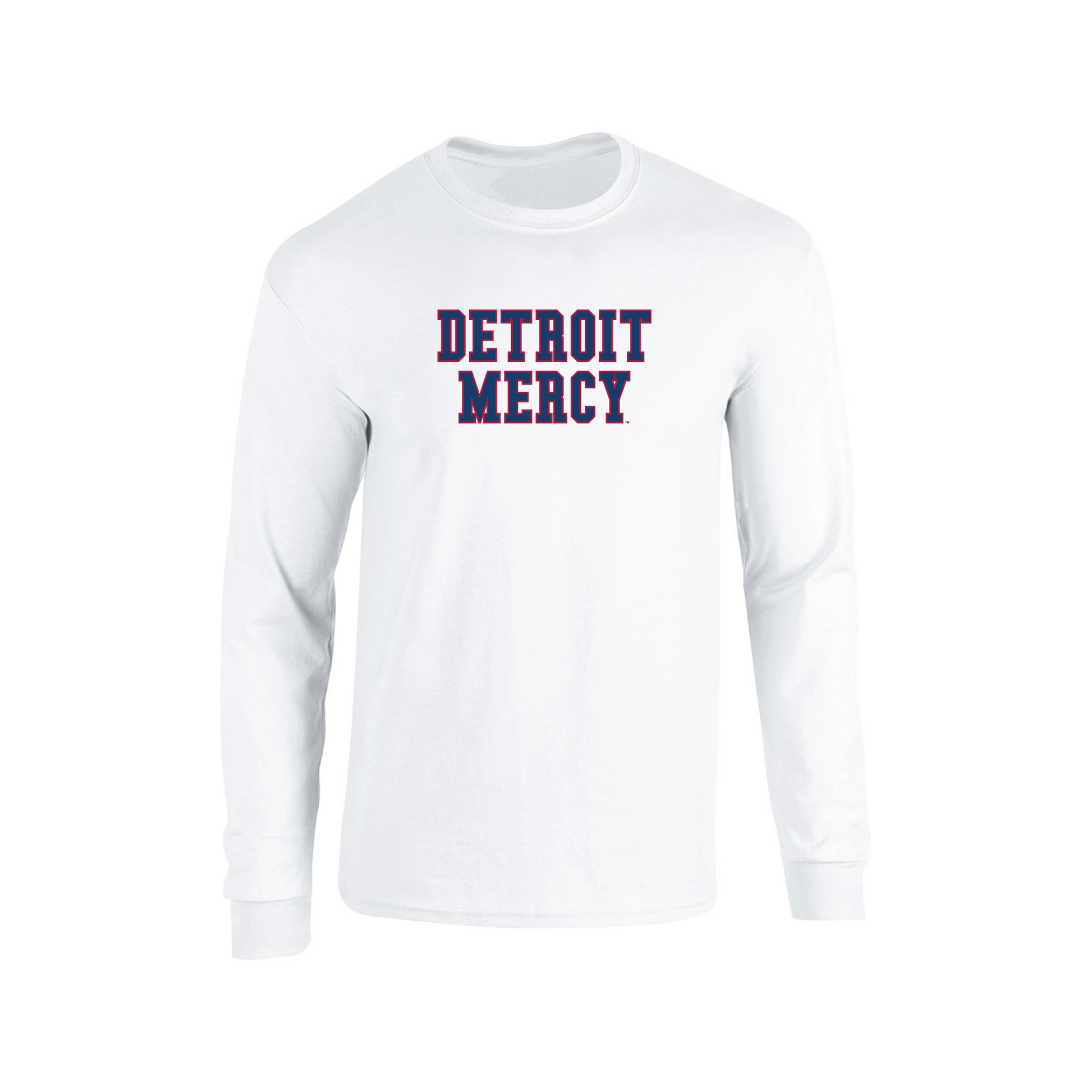 University of Detroit Mercy Titans Block Long Sleeve T-shirt Unisex