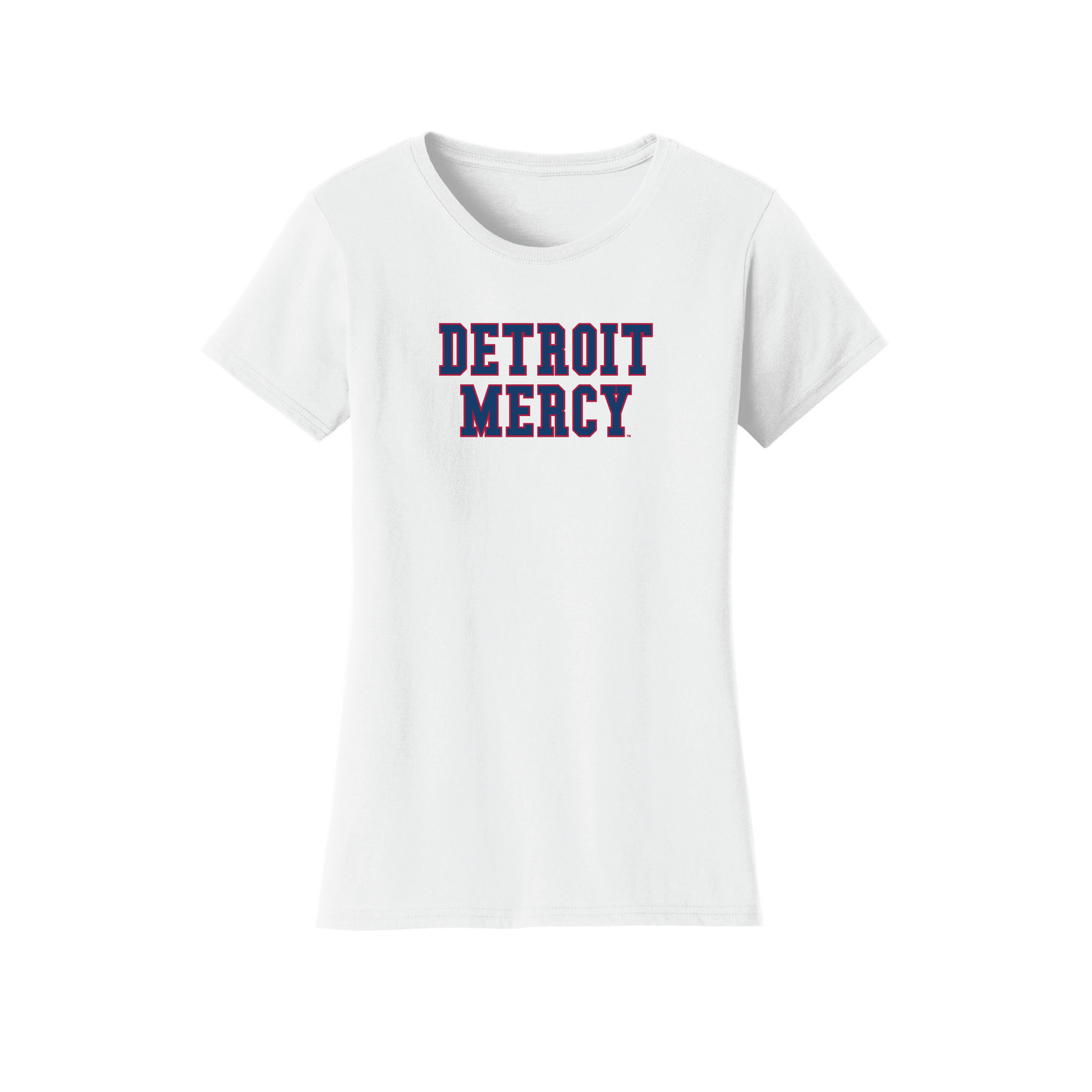 University of Detroit Mercy Titans Block Womens Relaxed T-shirt