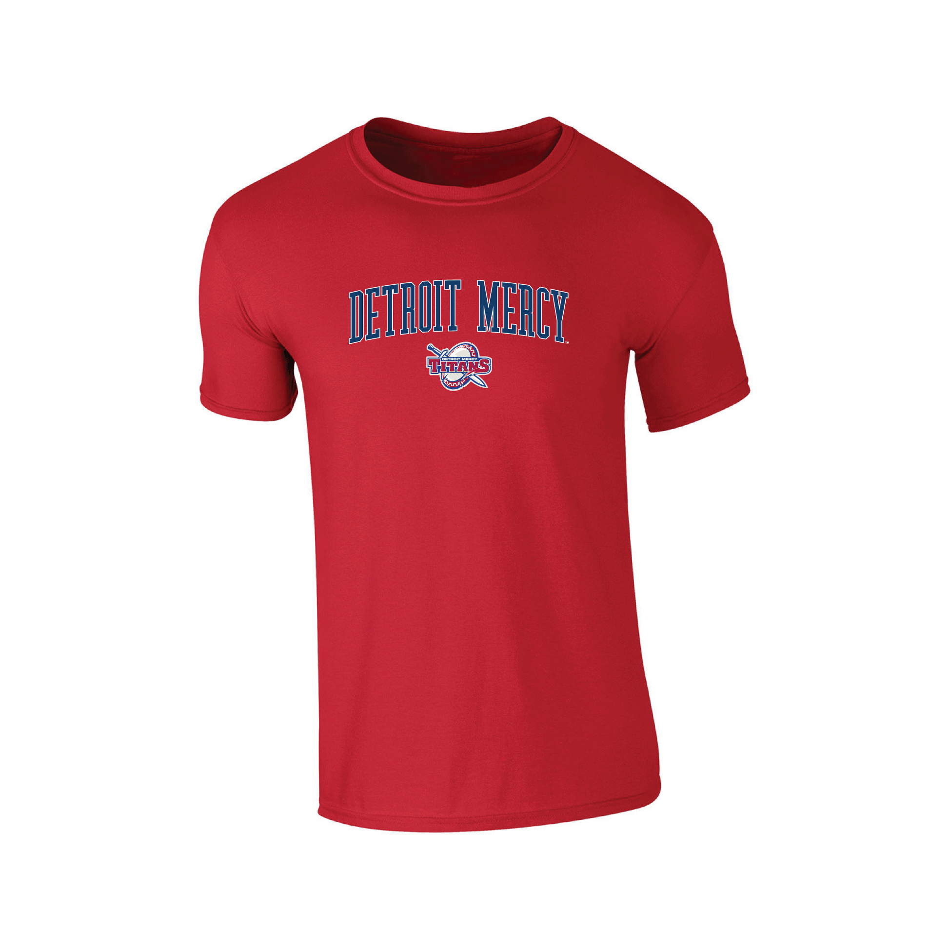 University of Detroit Mercy Titans Jumbo Arch T-shirt Unisex Cotton