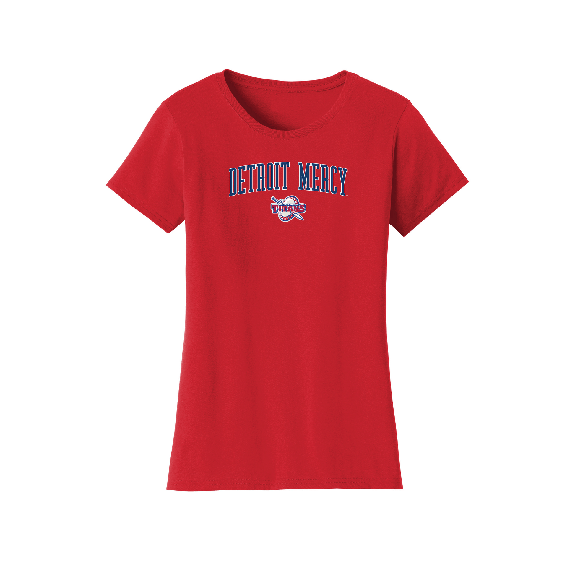 University of Detroit Mercy Titans Jumbo Arch Womens Relaxed T-shirt