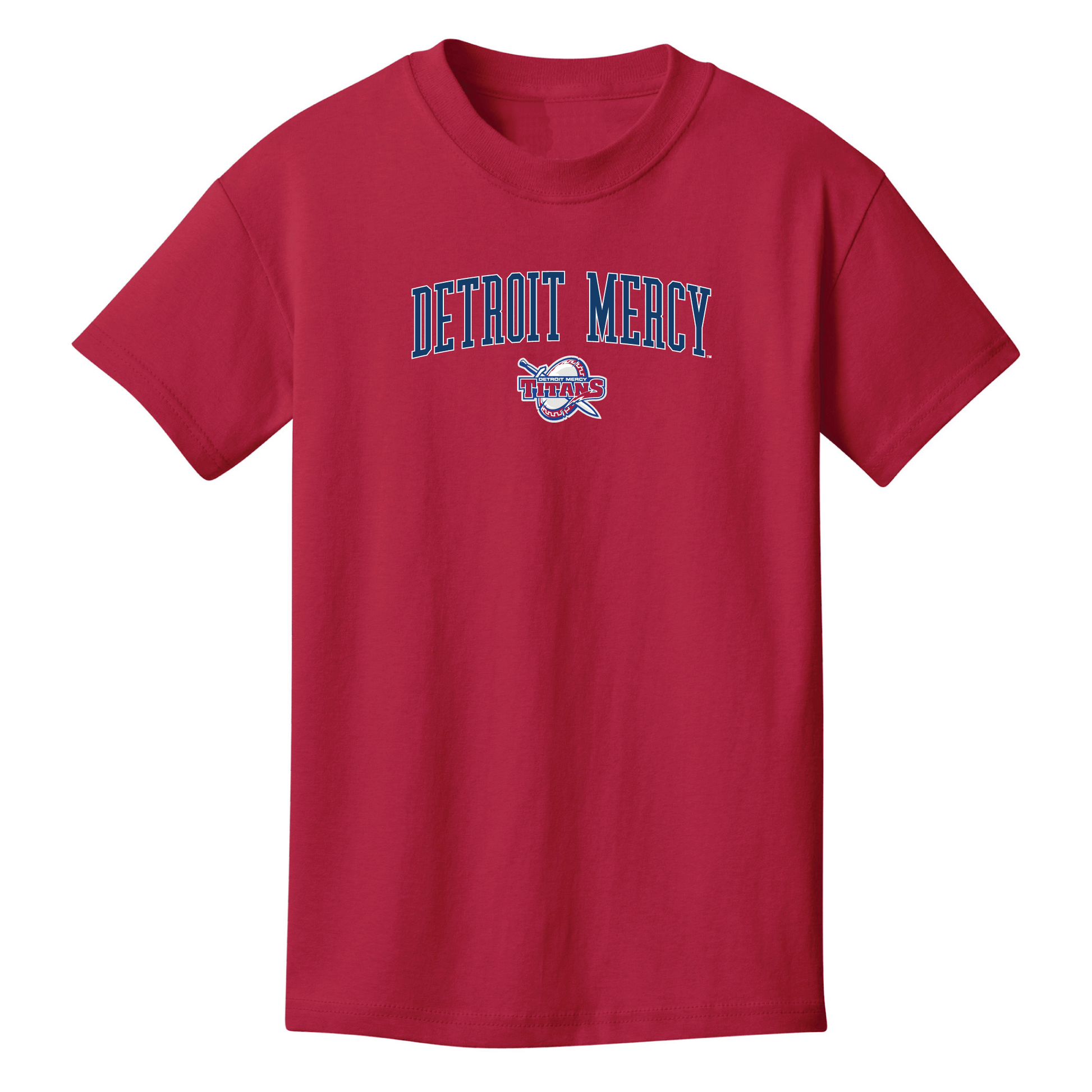 University of Detroit Mercy Titans Jumbo Arch Youth T-shirt