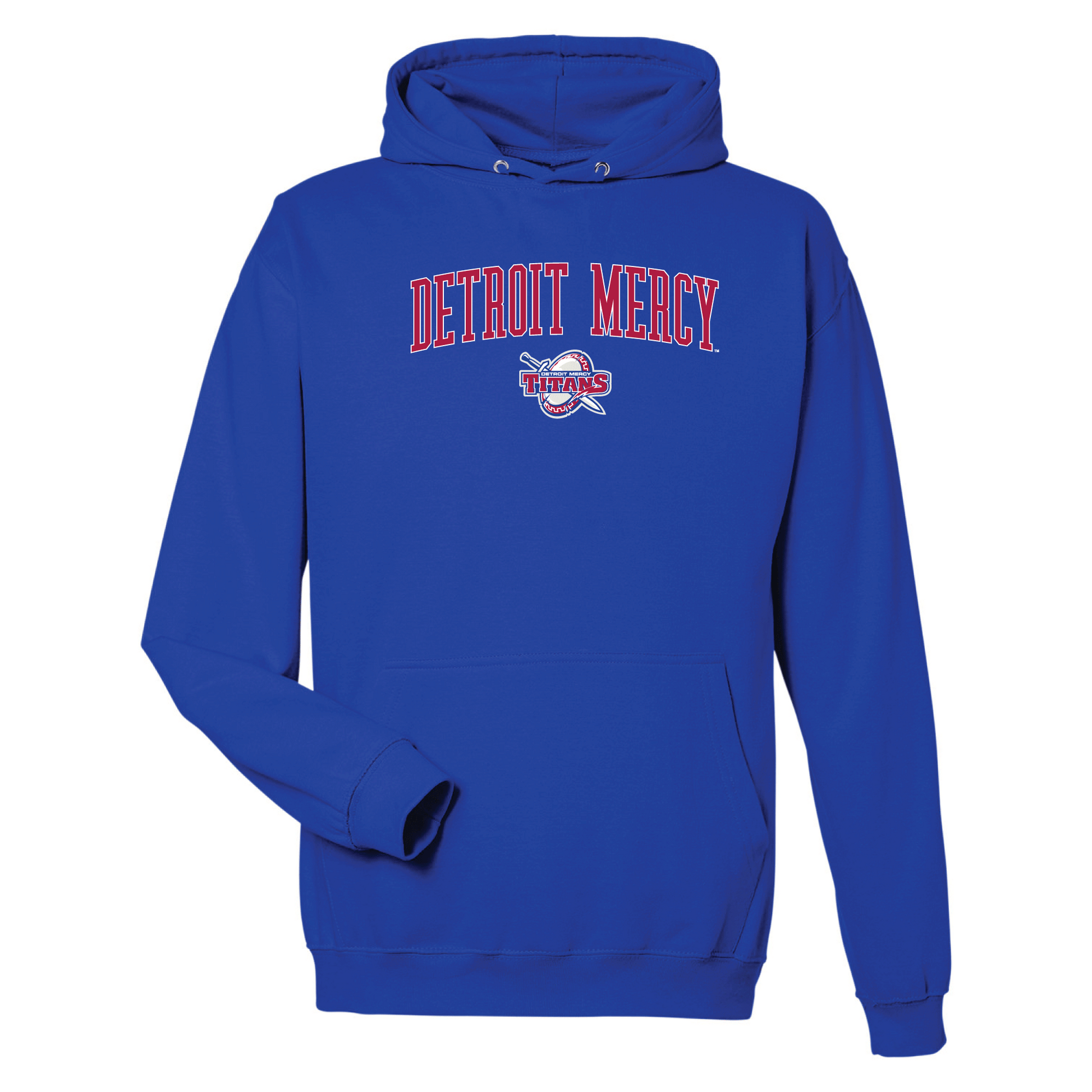 University of Detroit Mercy Titans Jumbo Arch Hooded Sweatshirt Fleece