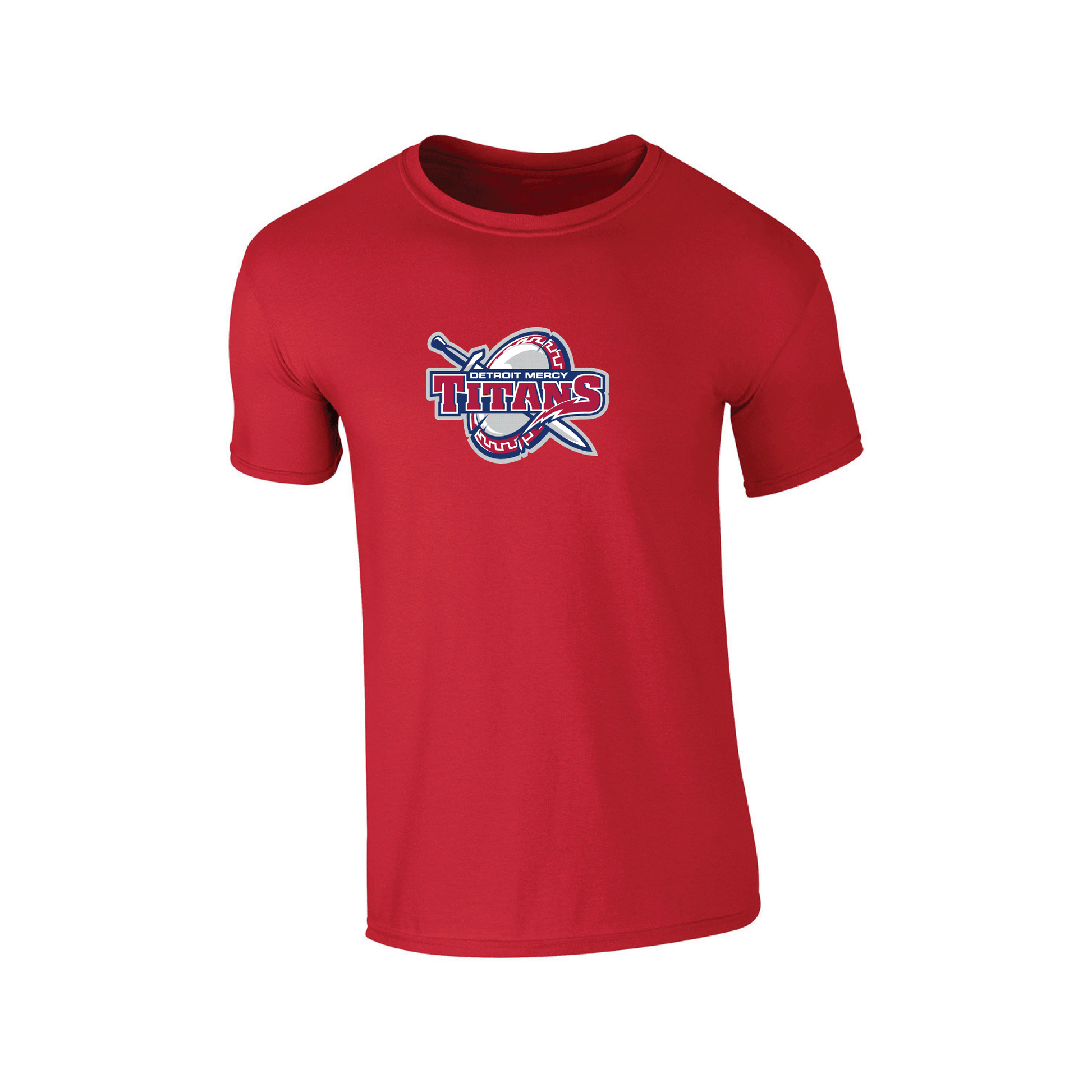University of Detroit Mercy Titans Jumbo Logo T-shirt Unisex Cotton