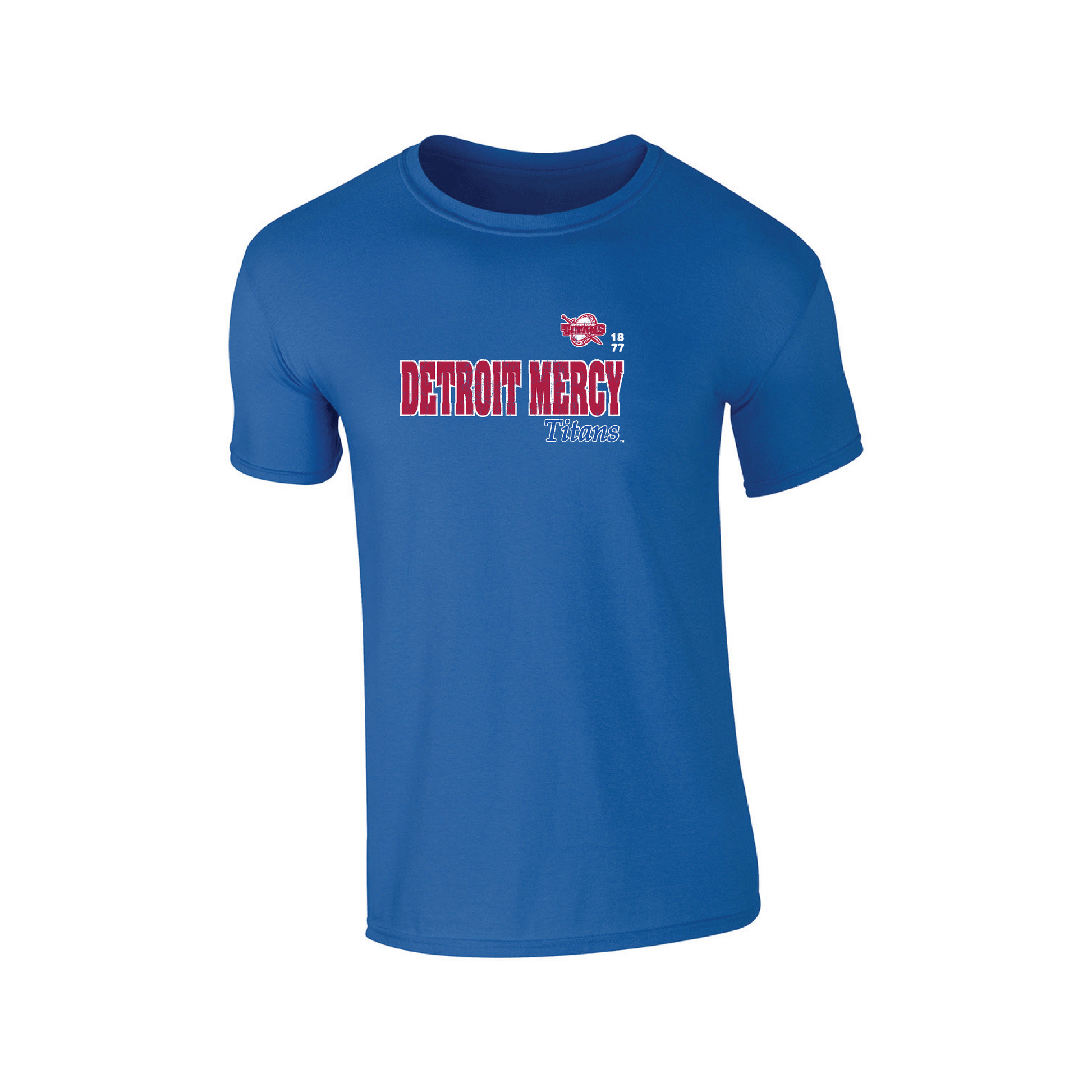 University of Detroit Mercy Titans Old School T-shirt Unisex Cotton