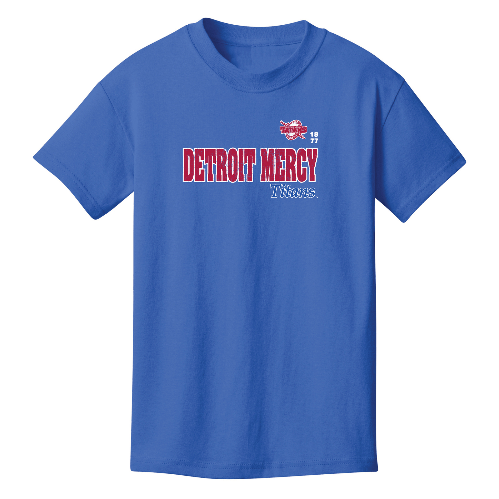 University of Detroit Mercy Titans Old School Youth T-shirt