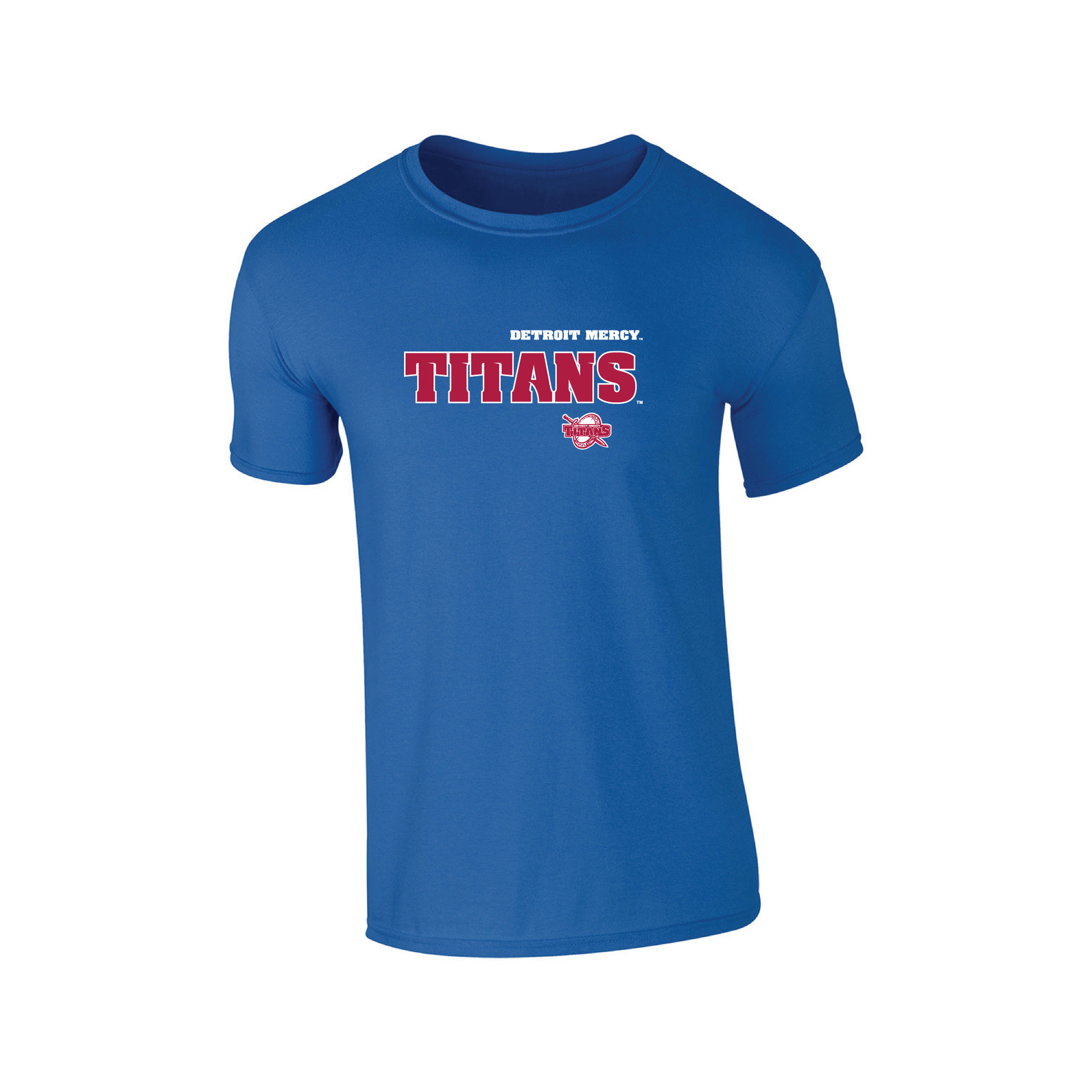 University of Detroit Mercy Titans Machine Script T-shirt Unisex Cotton