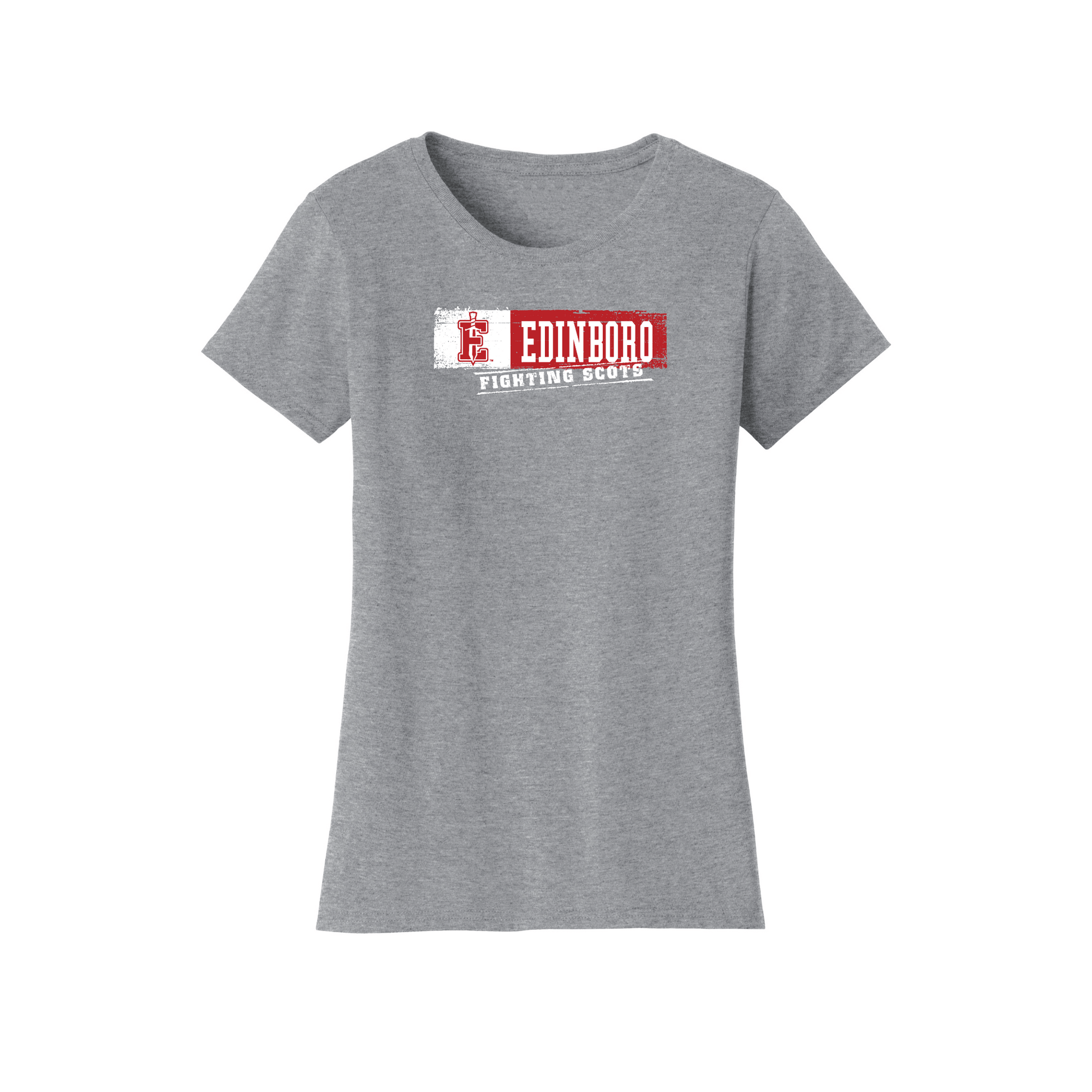 Pennwest Edinboro Fighting Scots Sticker Womens T-Shirt