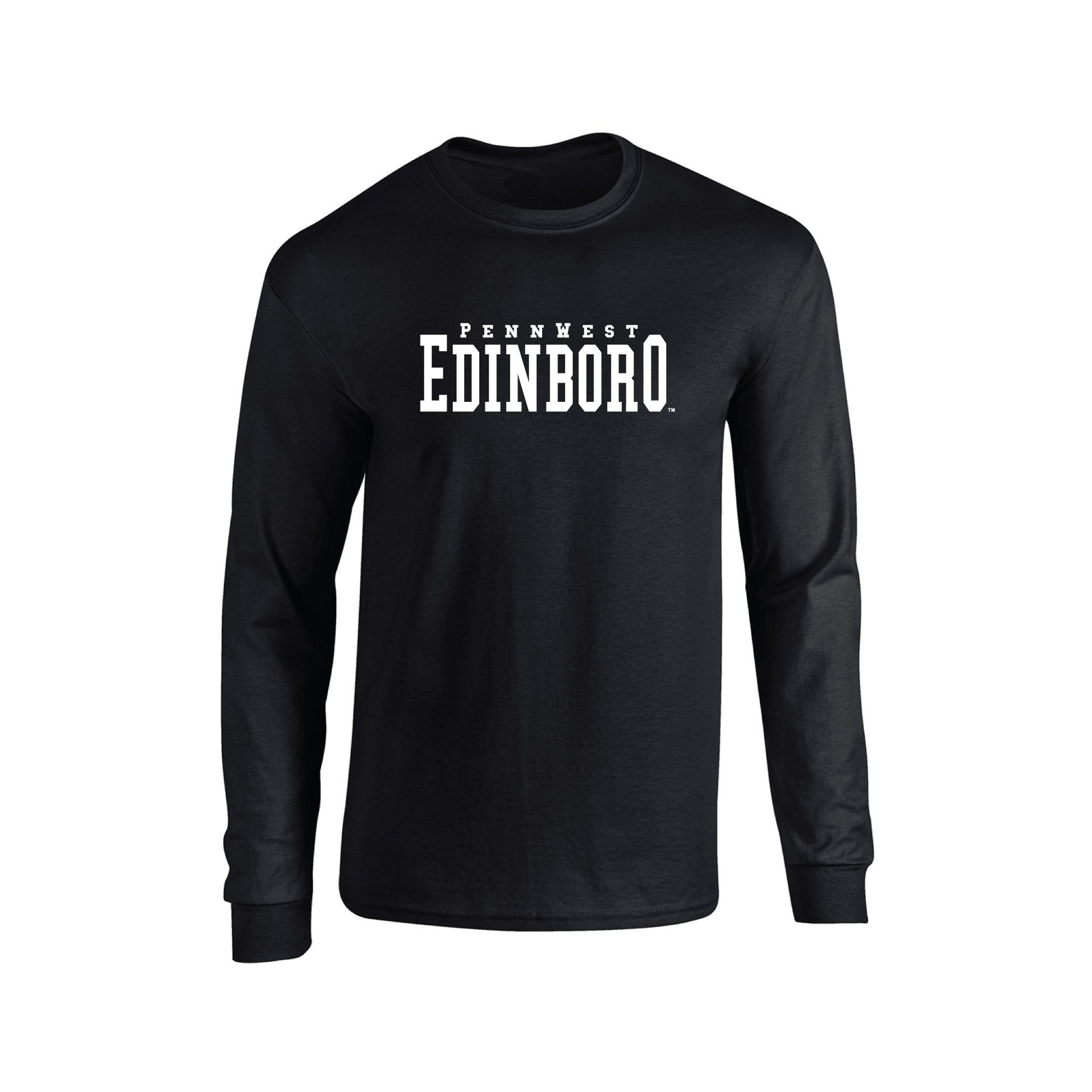 Pennwest Edinboro Fighting Scots Block Adult Long Sleeve T-Shirt