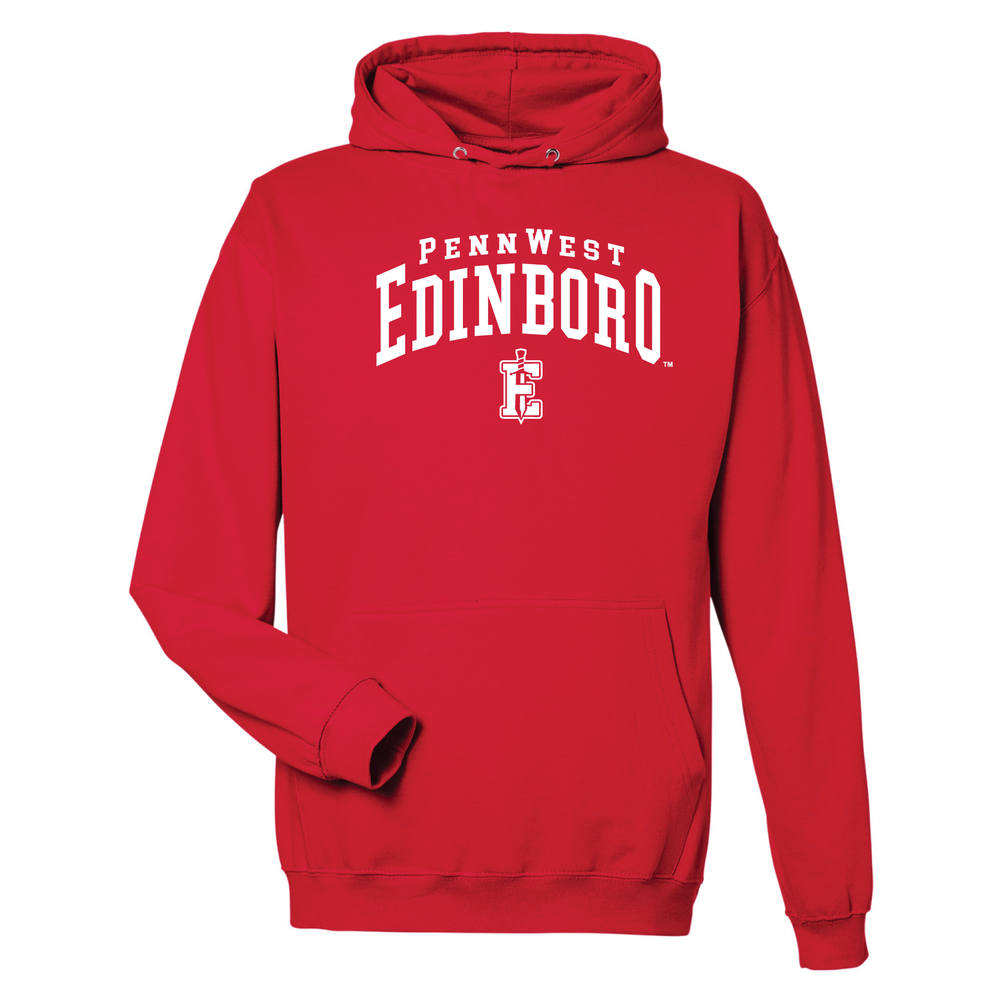 Pennwest Edinboro Fighting Scots Jumbo Arch Hooded Sweatshirt