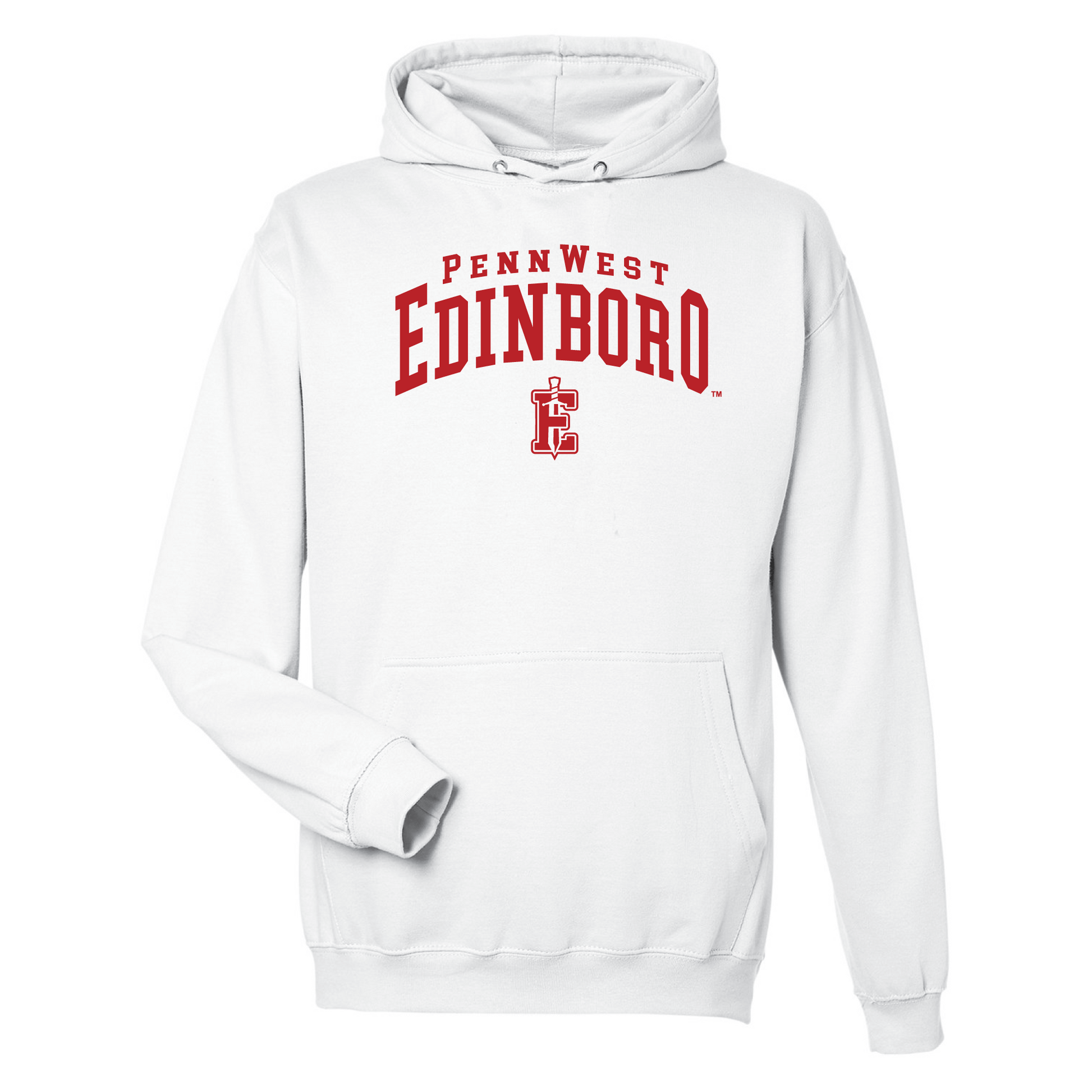 Pennwest Edinboro Fighting Scots Jumbo Arch Hooded Sweatshirt