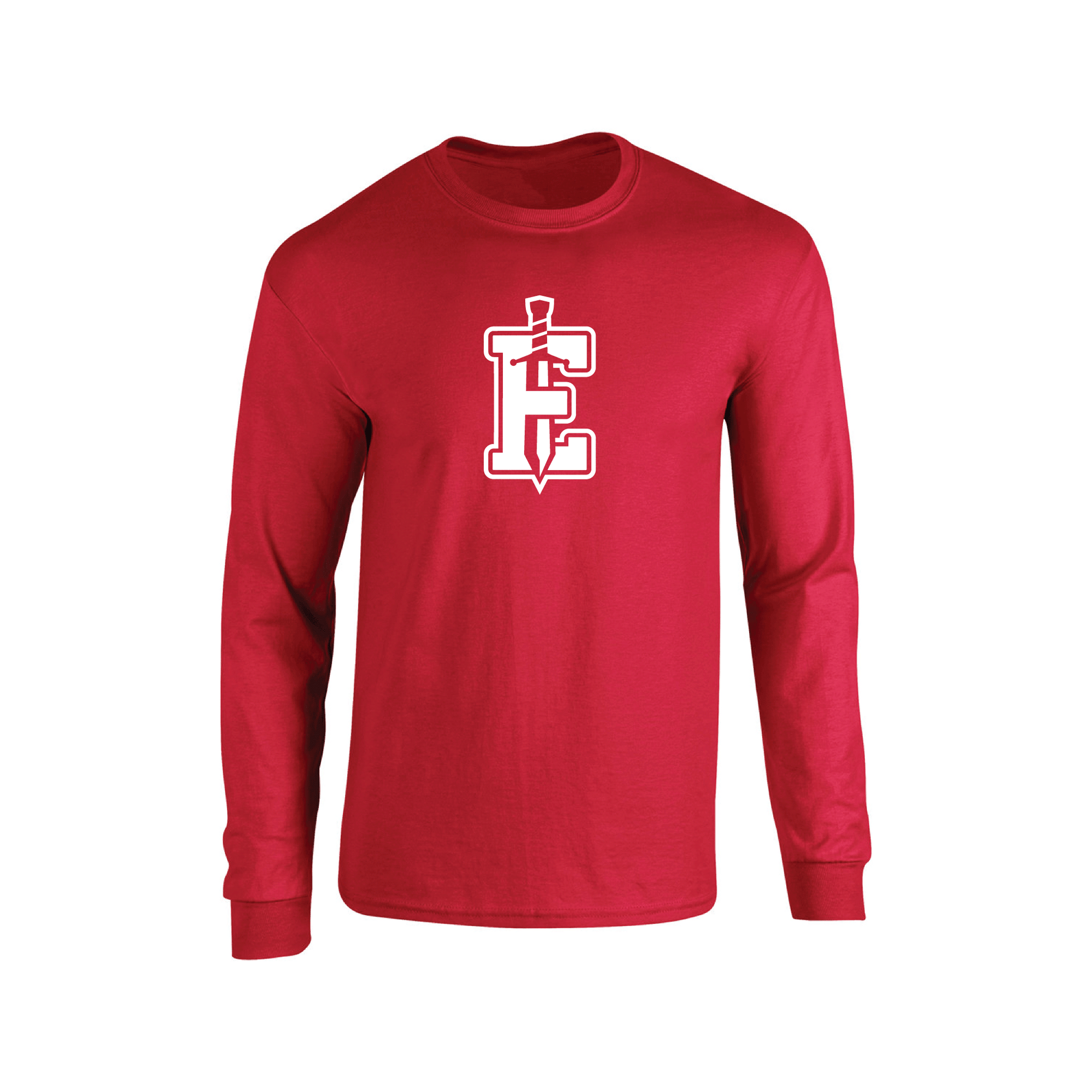Pennwest Edinboro Fighting Scots Jumbo Logo Adult Long Sleeve T-Shirt