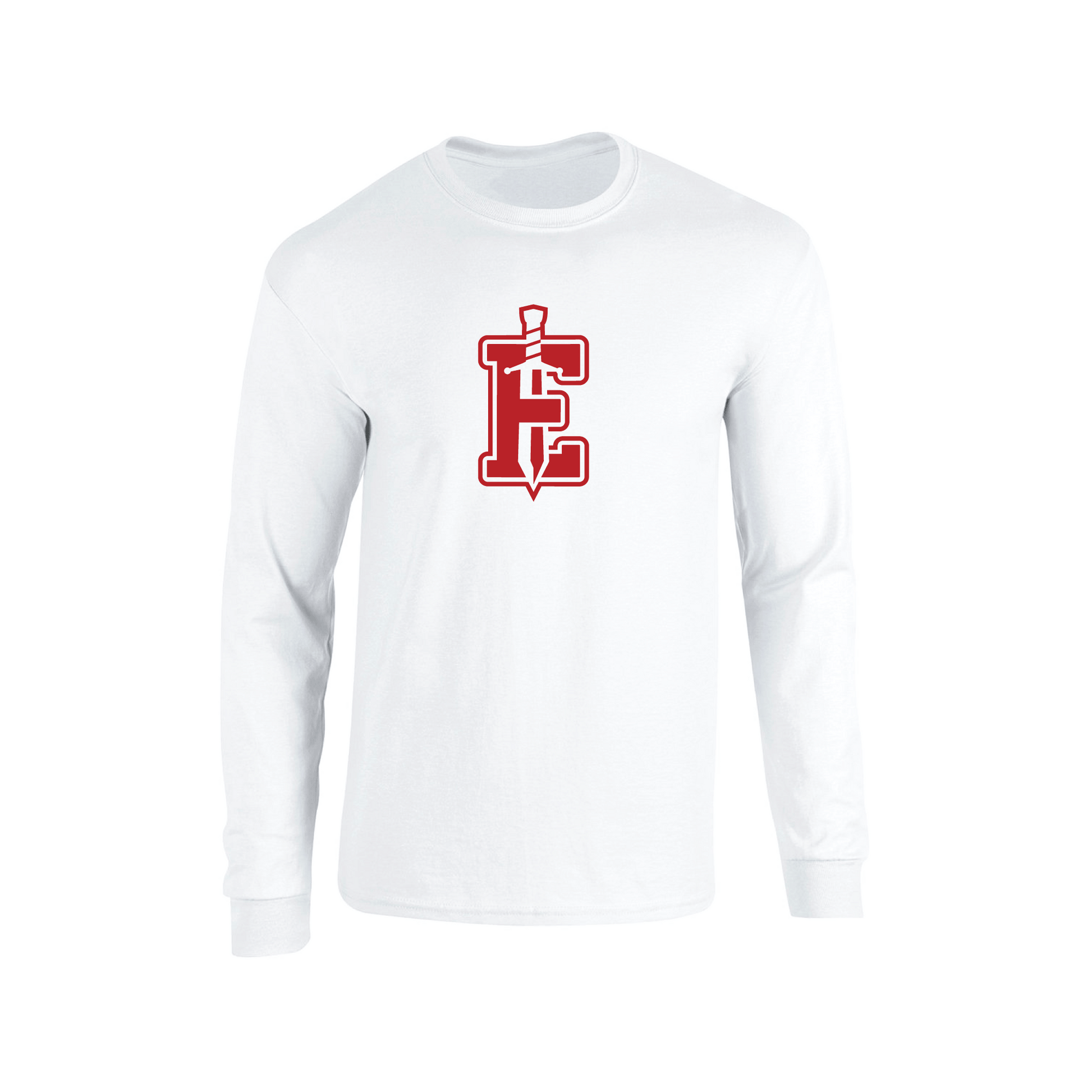 Pennwest Edinboro Fighting Scots Jumbo Logo Adult Long Sleeve T-Shirt