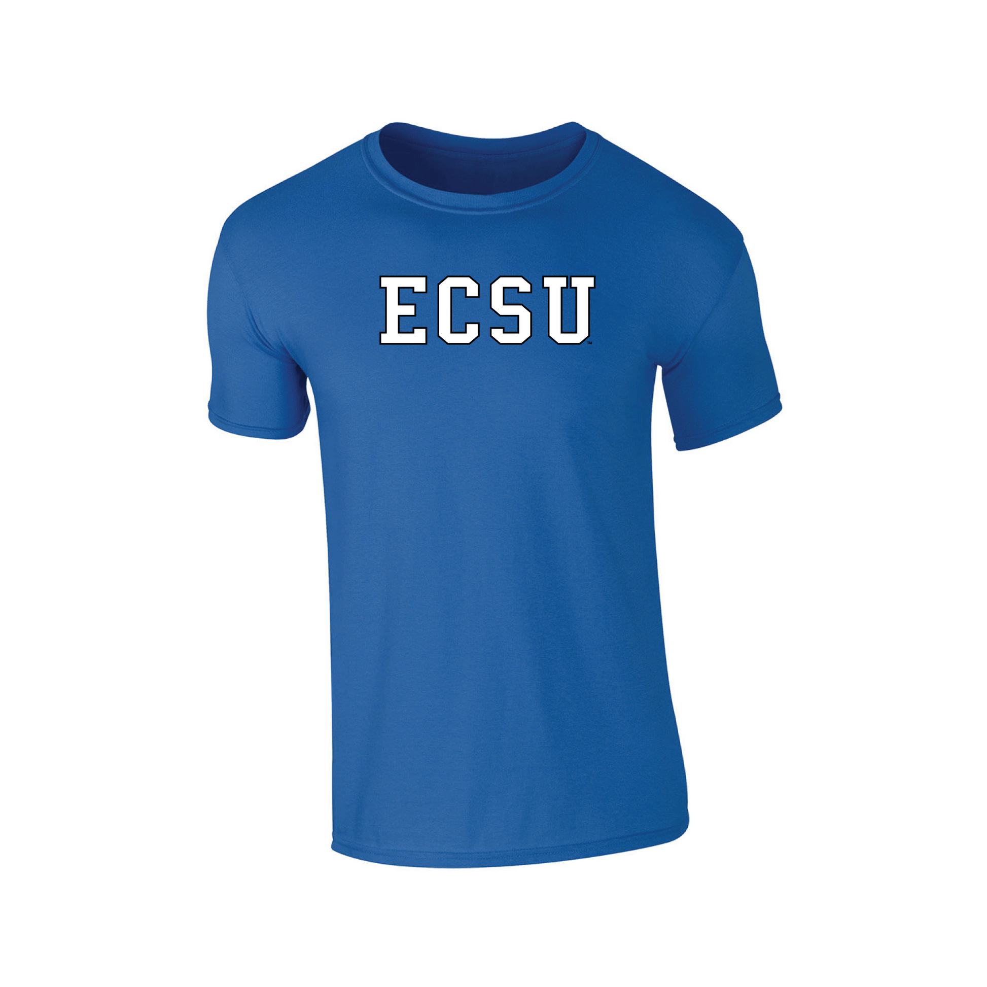 Elizabeth City State University Vikings Block Adult T-Shirt