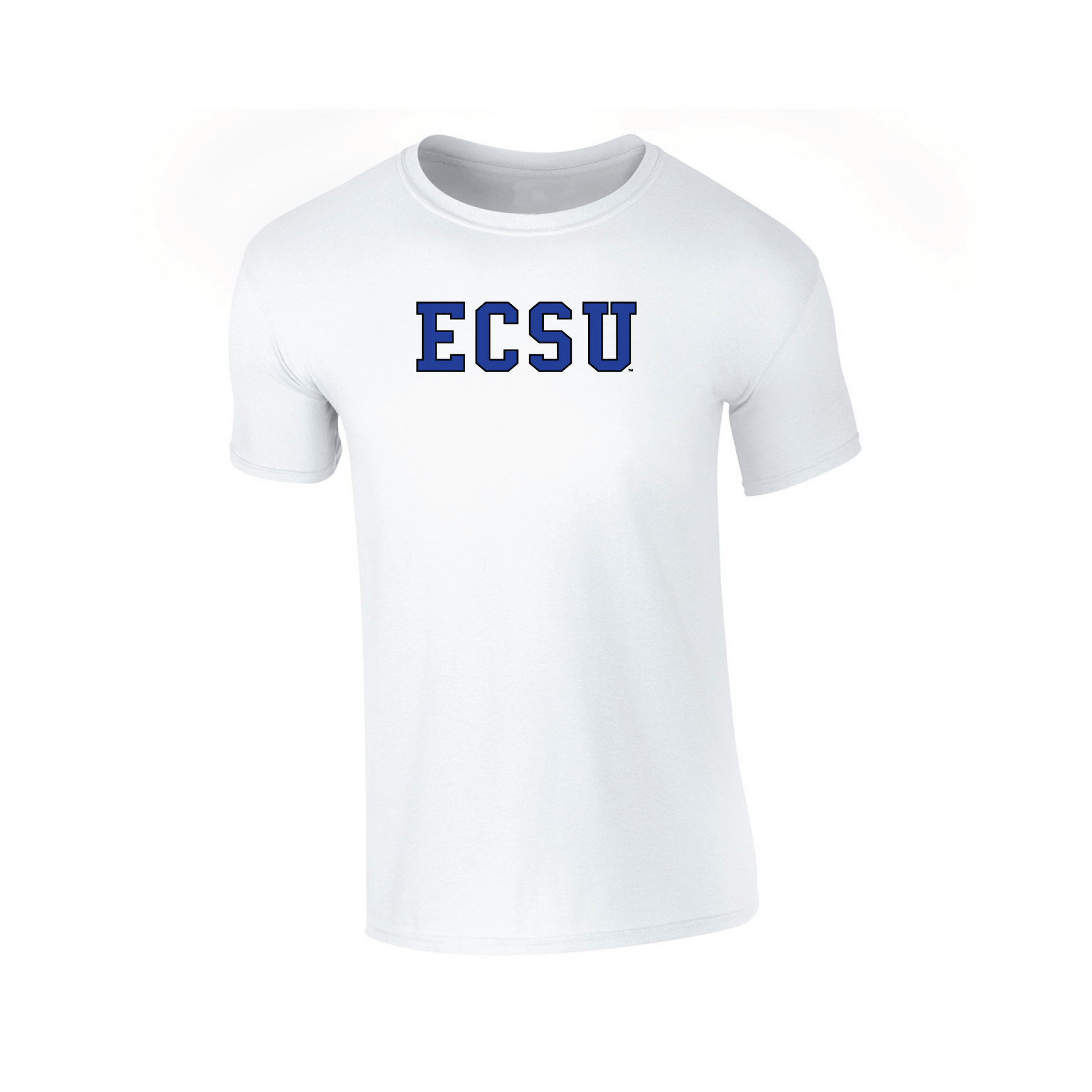 Elizabeth City State University Vikings Block Adult T-Shirt