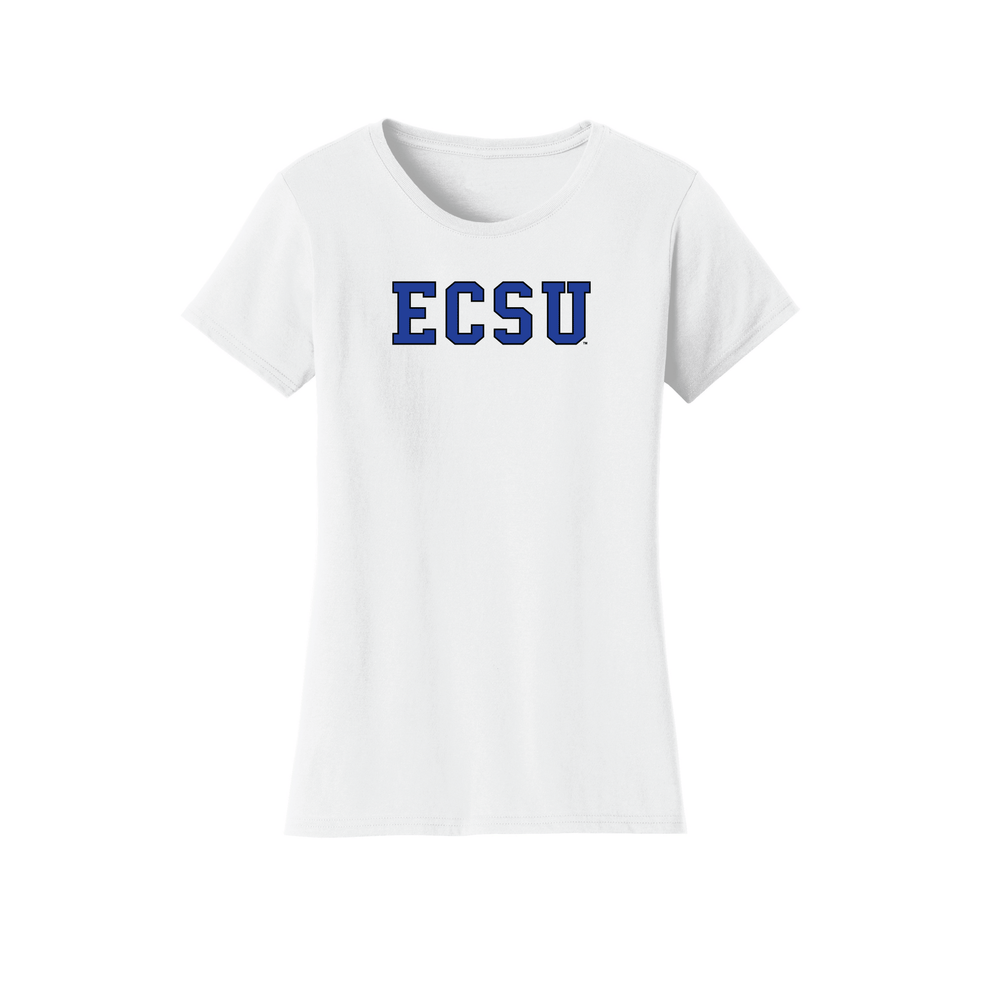 Elizabeth City State University Vikings Block Womens T-Shirt