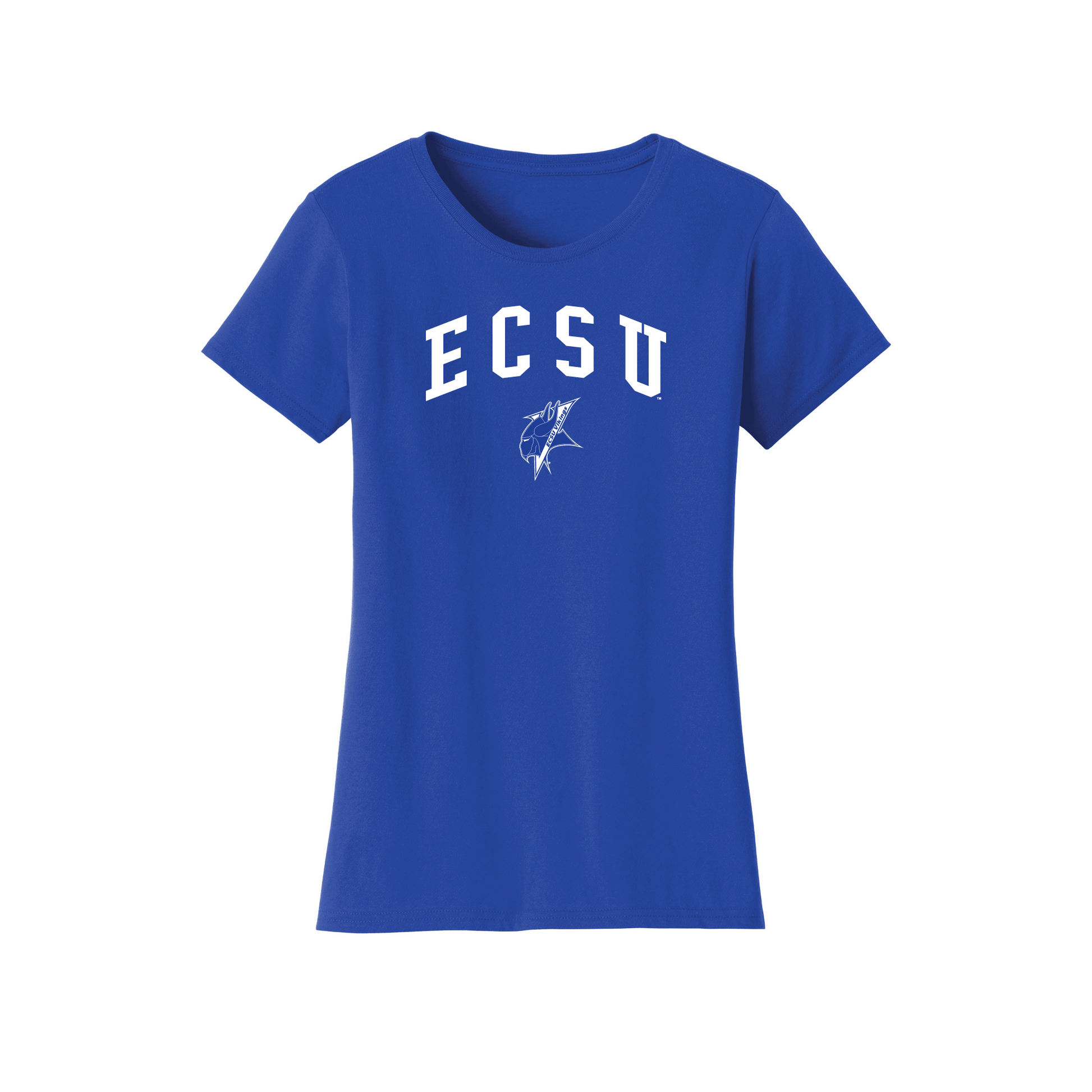 Elizabeth City State University Vikings Jumbo Arch Womens T-Shirt