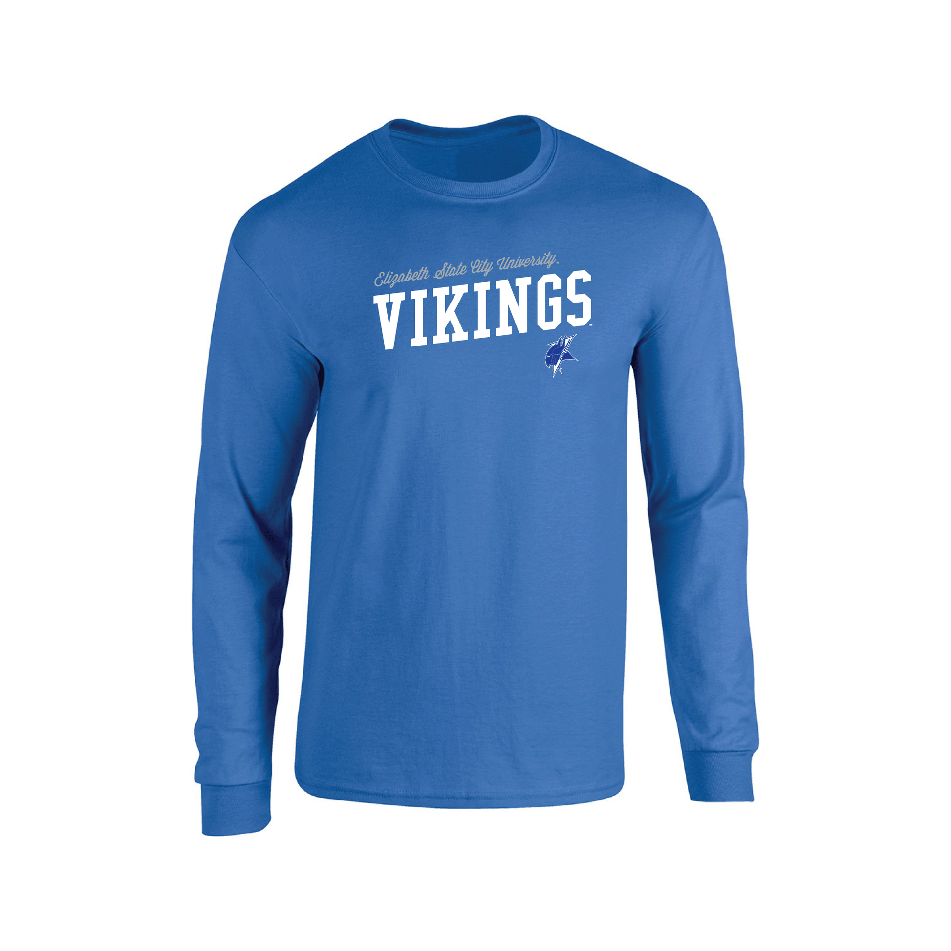 Elizabeth City State University Vikings Uphill Victory Adult Long Sleeve T-Shirt