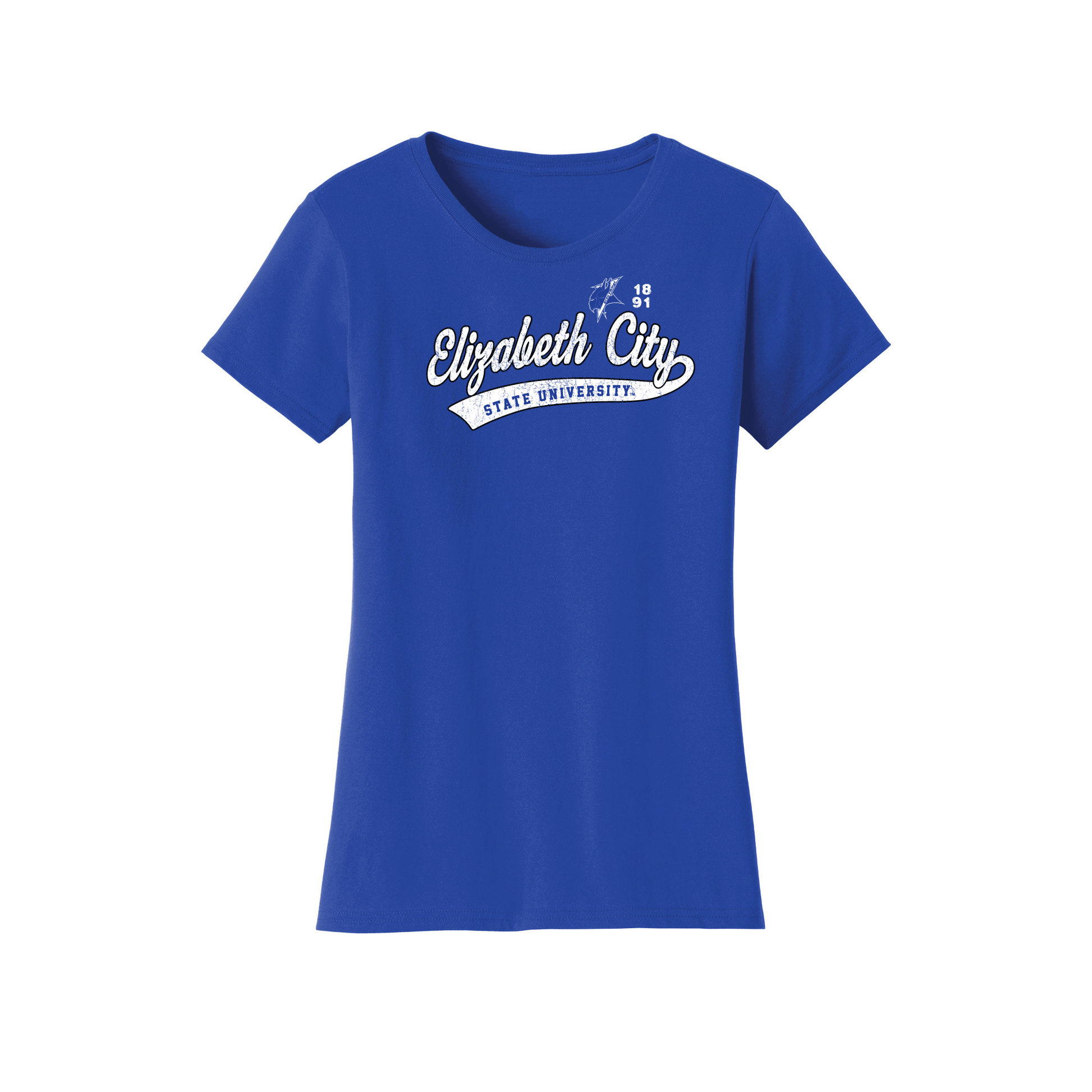 Elizabeth City State University Vikings Old School Womens T-Shirt