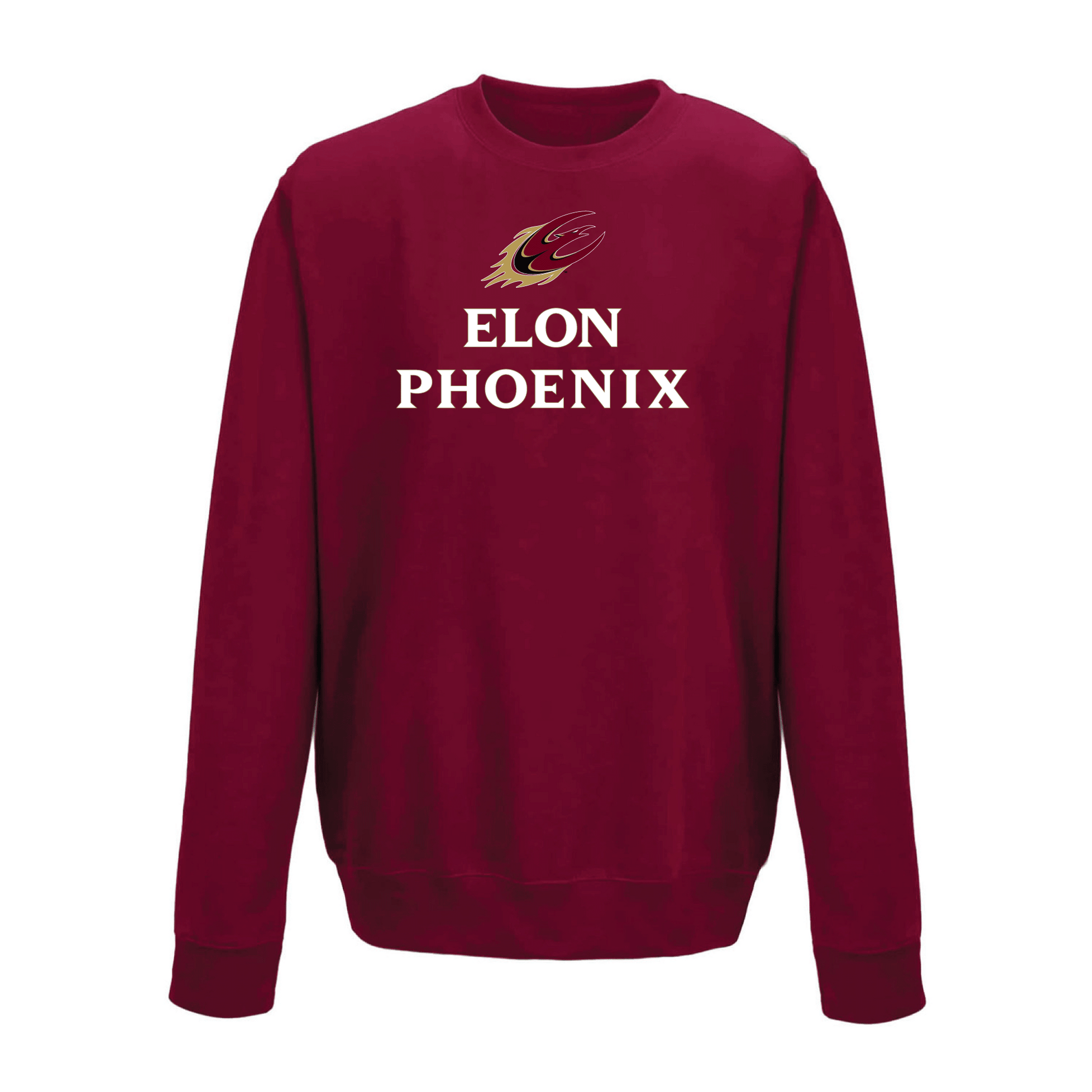 Elon University Phoenix Campus Script Crewneck Sweatshirt