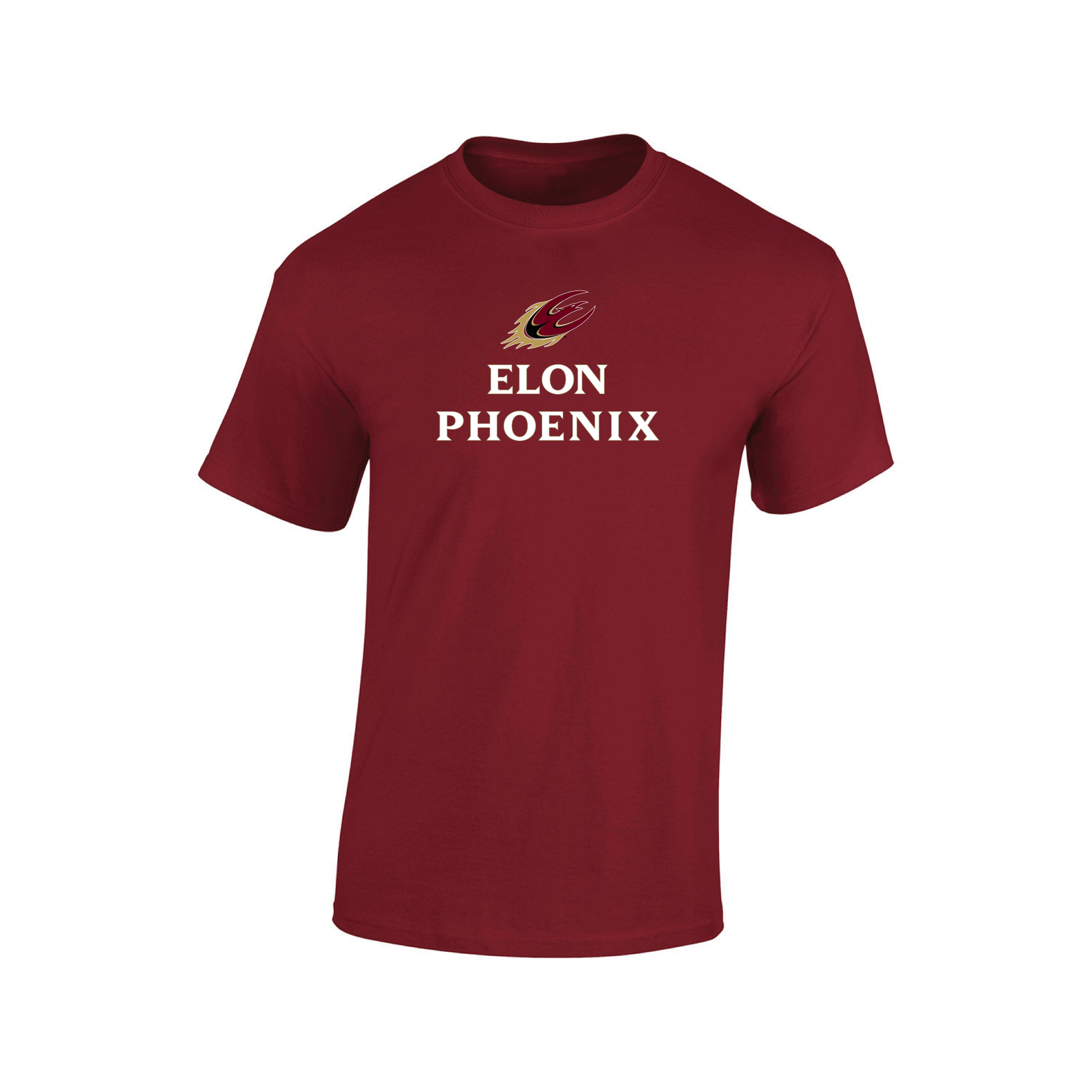 Elon University Phoenix Campus Script Adult T-Shirt
