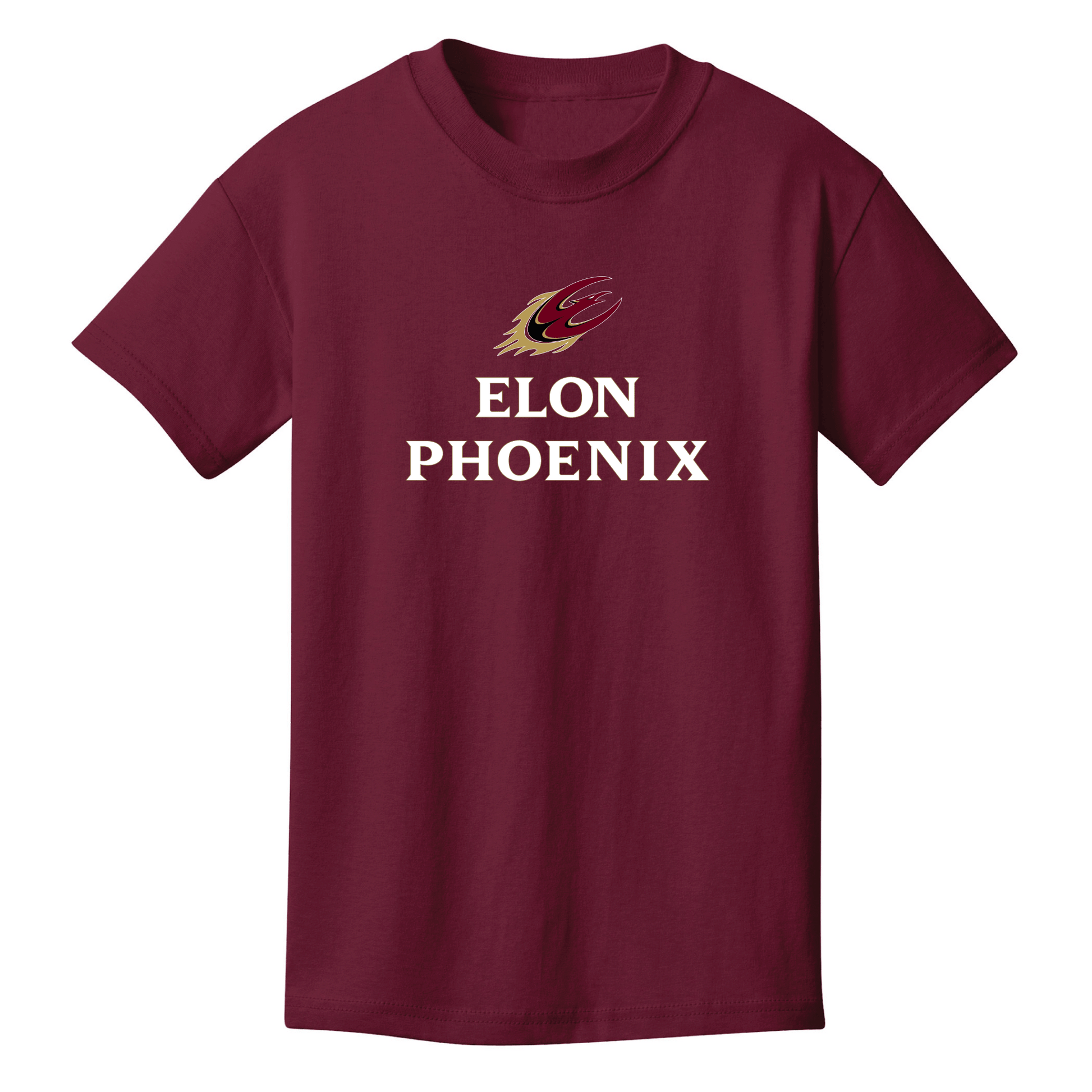 Elon University Phoenix Campus Script Youth T-Shirt