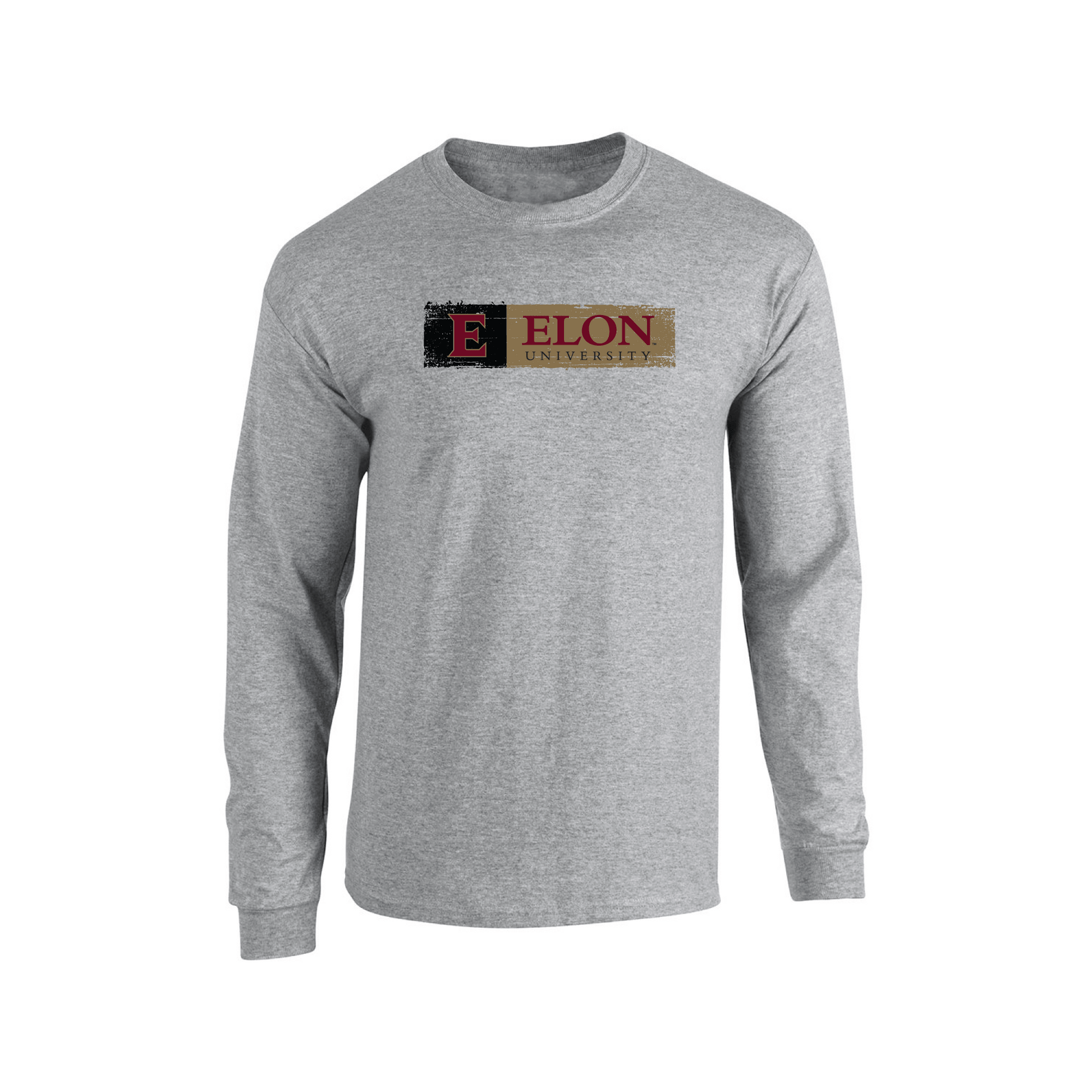 Elon University Phoenix Sticker Adult Long Sleeve T-Shirt