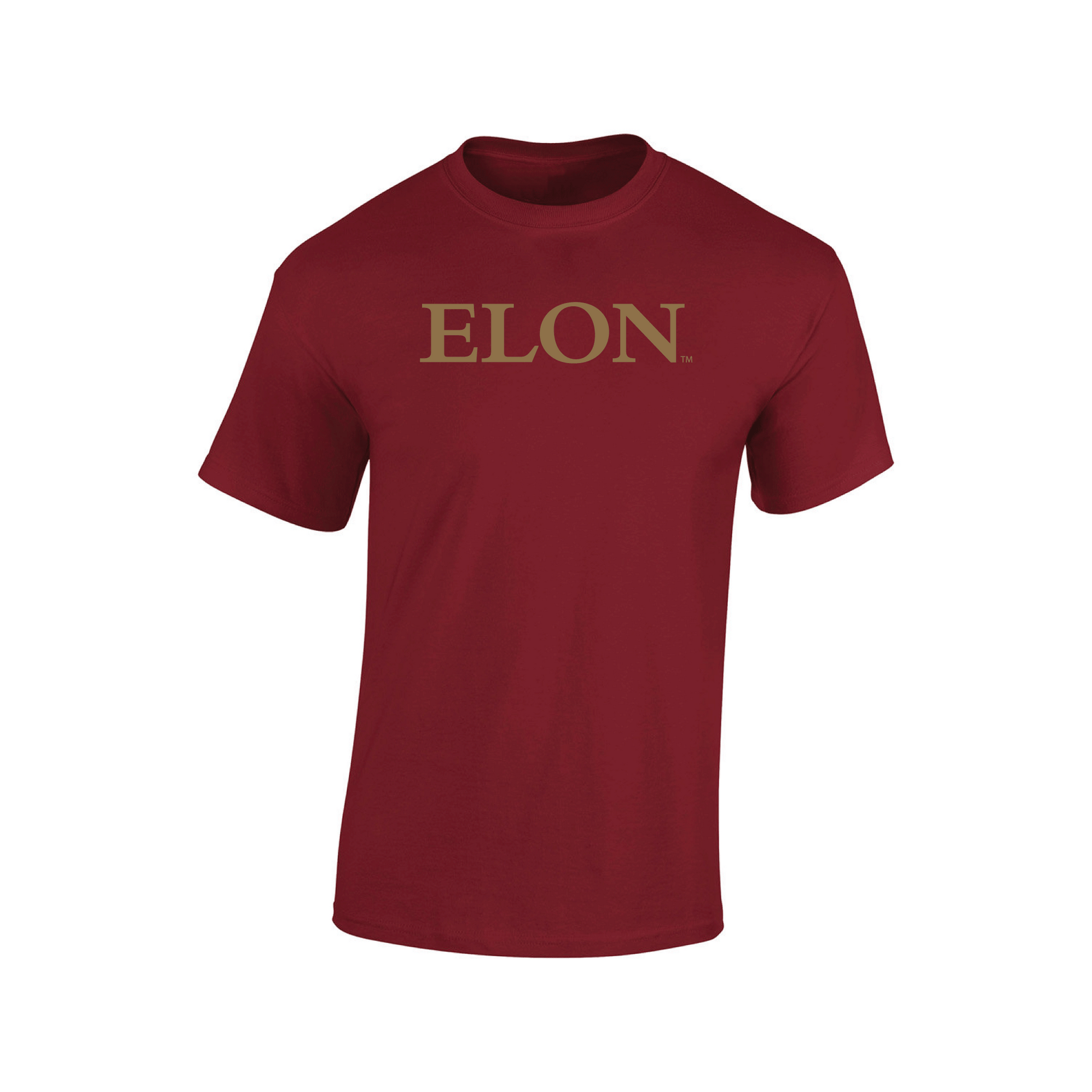 Elon University Phoenix Block Adult T-Shirt