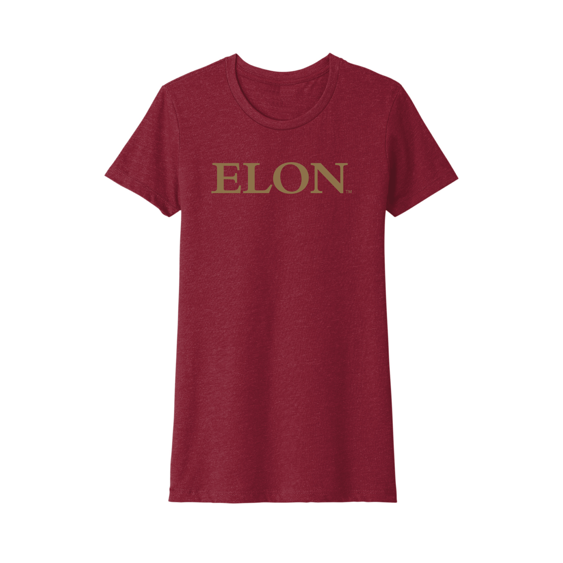 Elon University Phoenix Block Womens T-Shirt