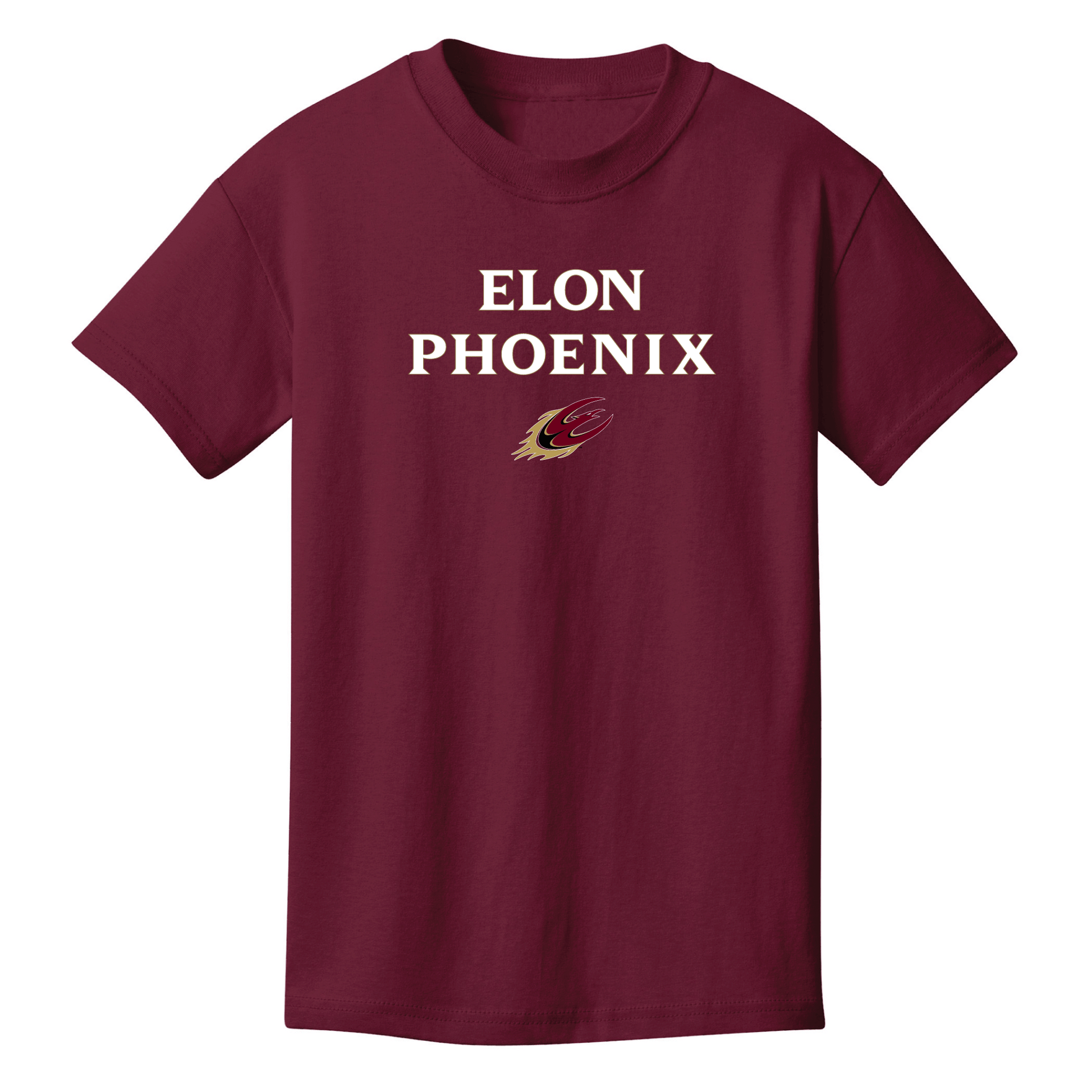 Elon University Phoenix Jumbo Arch Youth T-Shirt