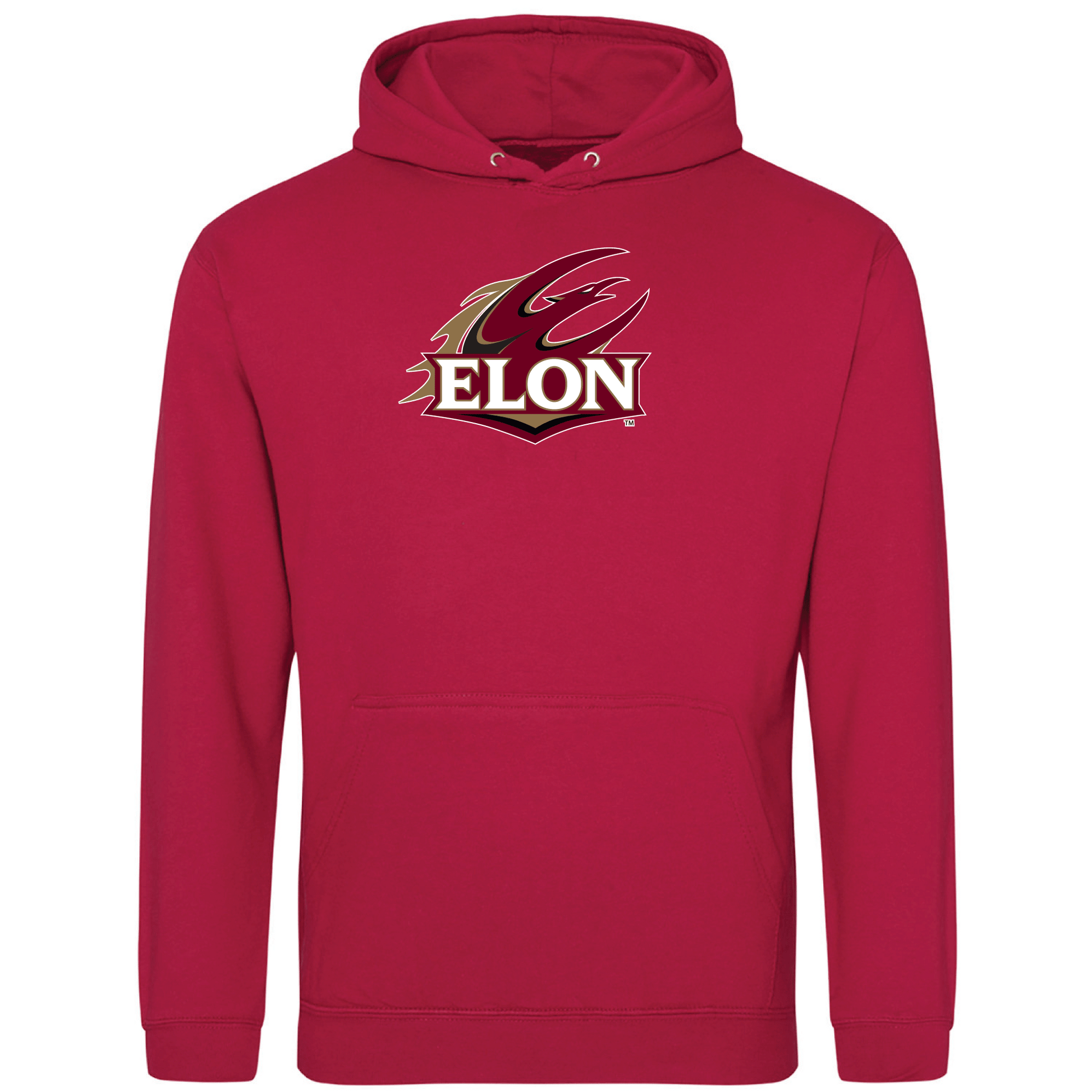Elon University Phoenix Jumbo Logo Hooded Sweatshirt