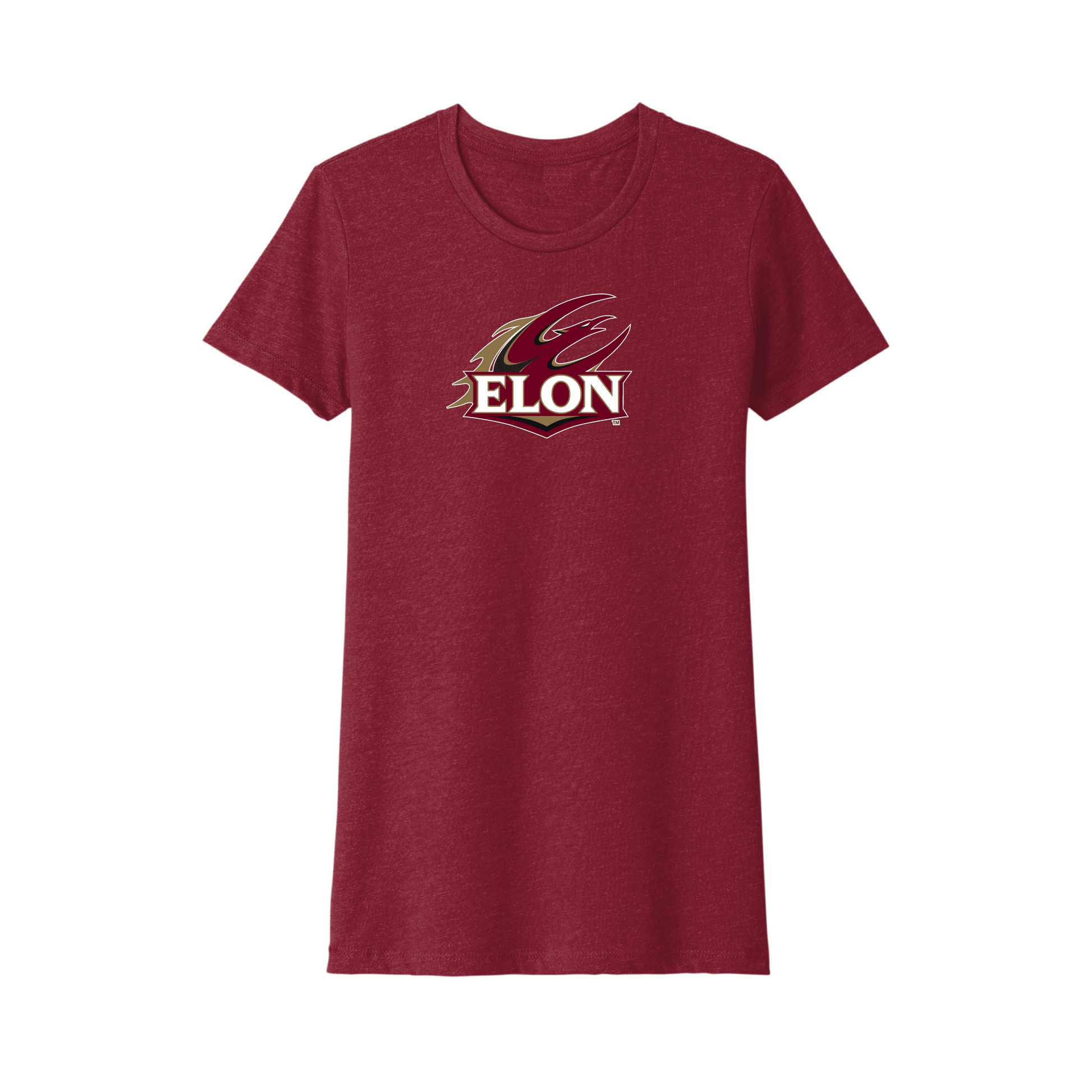 Elon University Phoenix Jumbo Logo Womens T-Shirt