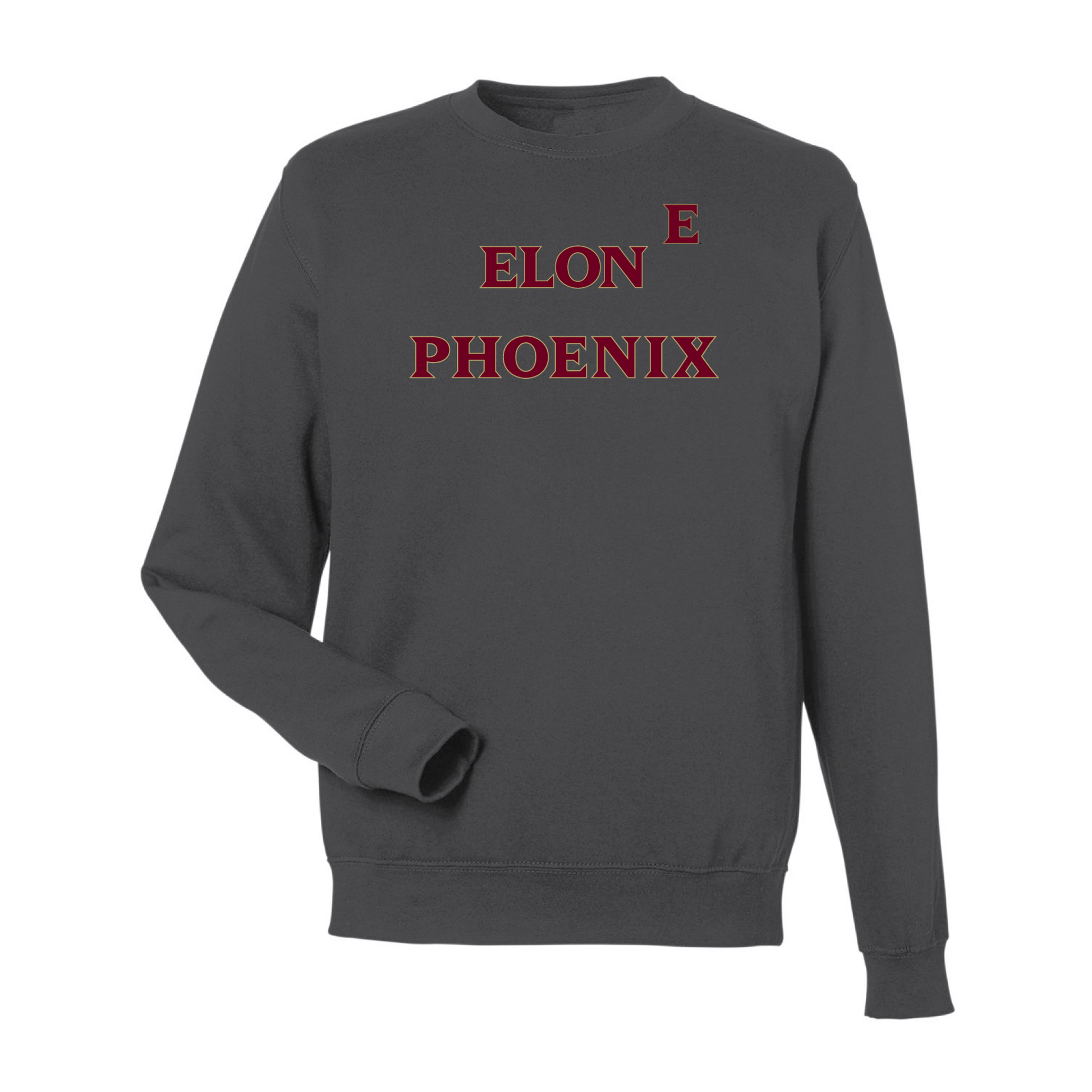 Elon University Phoenix Old School Crewneck Sweatshirt