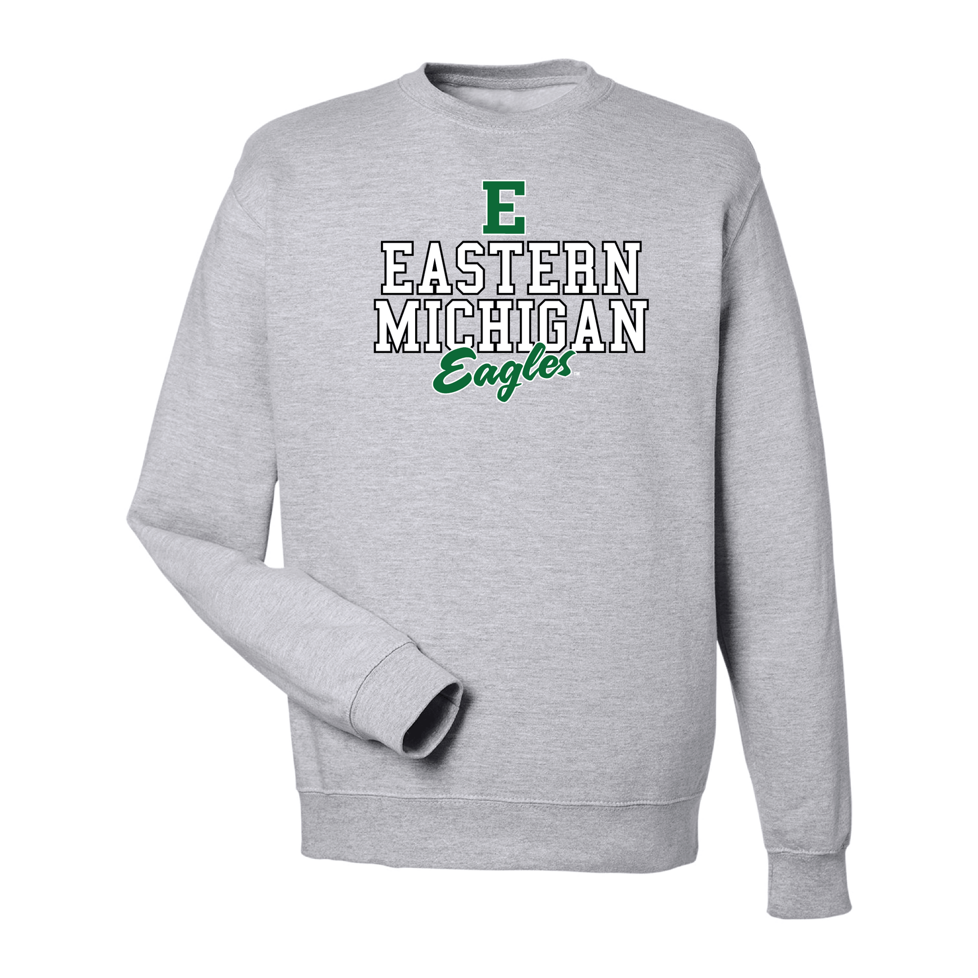 Eastern Michigan University Eagles Campus Script Crewneck Sweatshirt