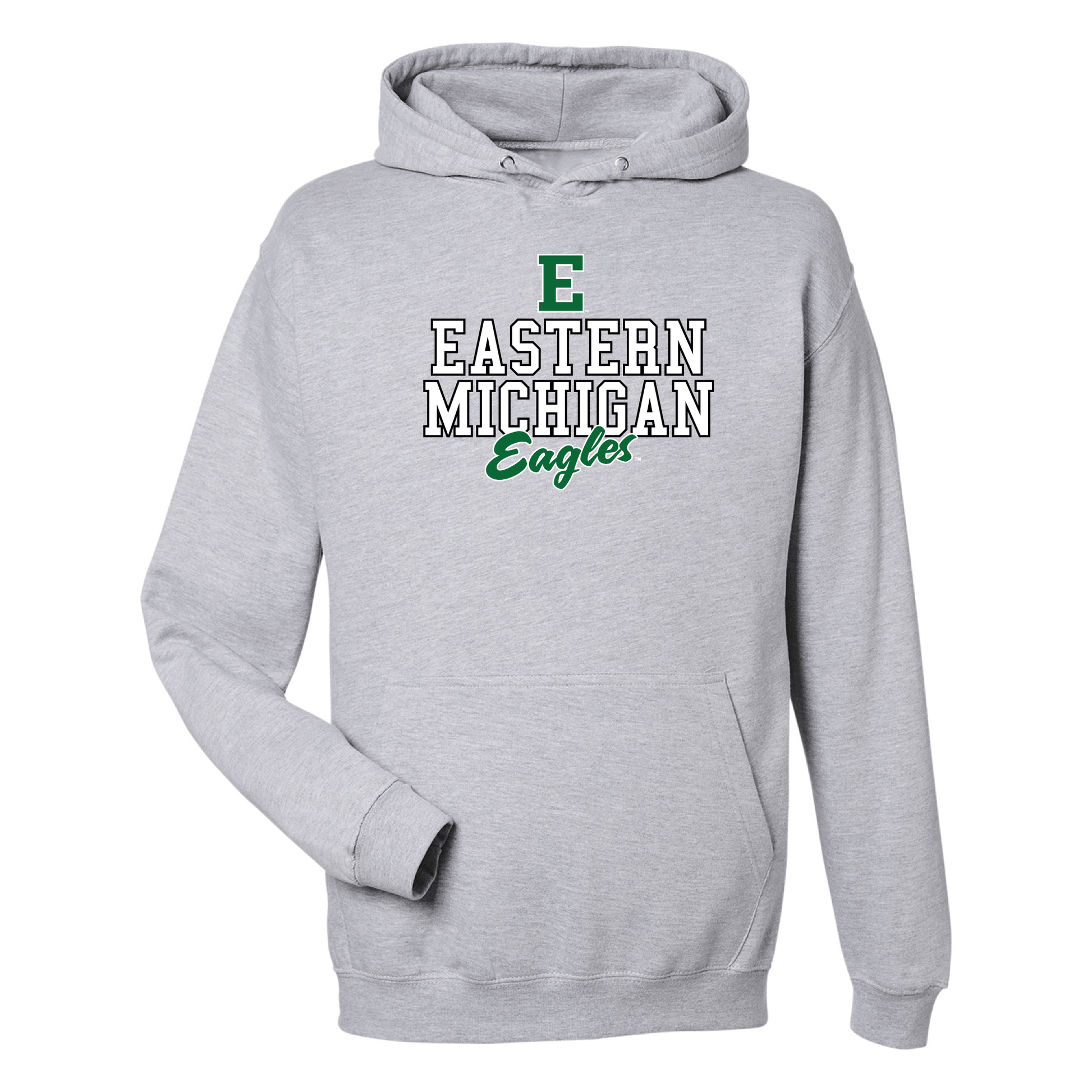 Eastern Michigan University Eagles Campus Script Hooded Sweatshirt