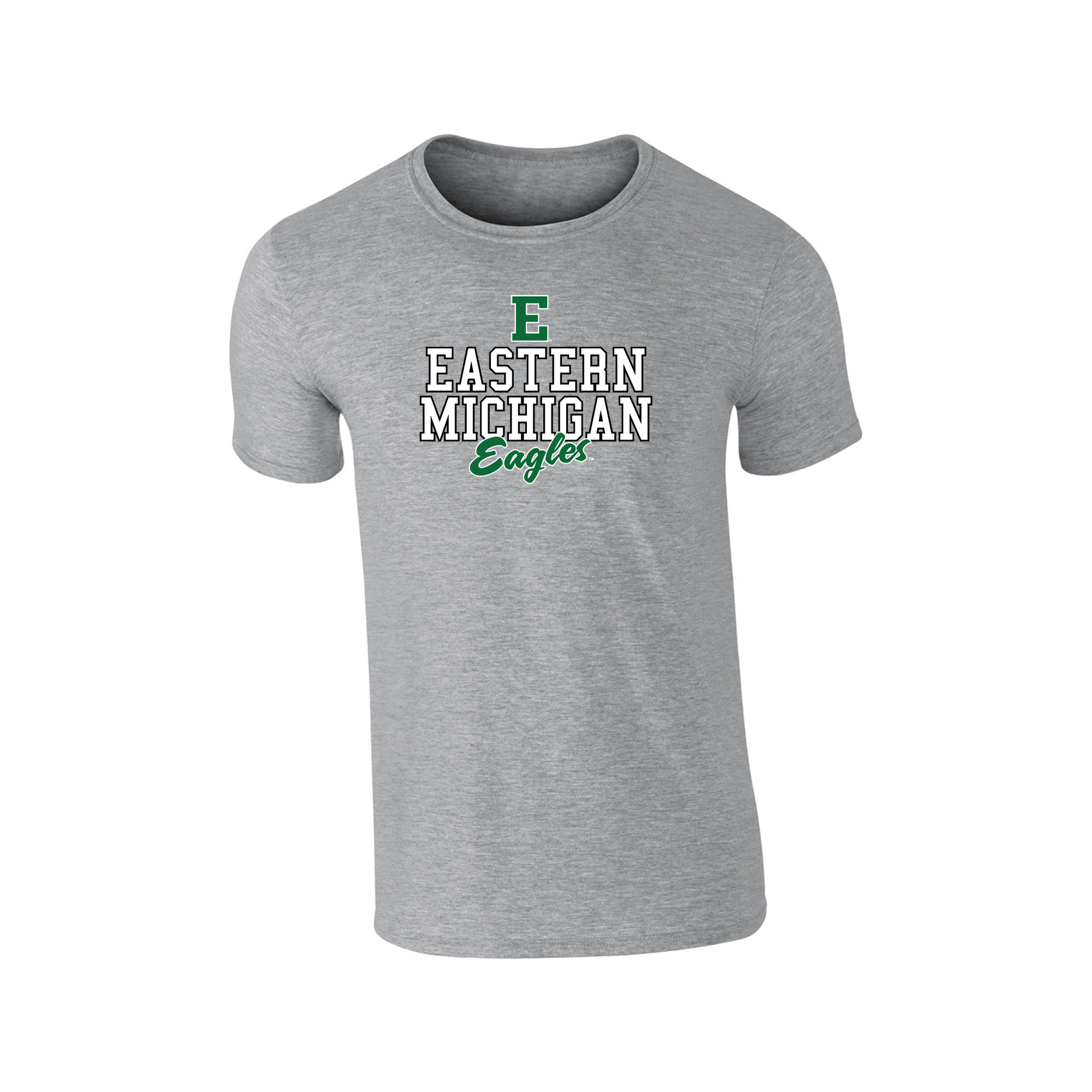 Eastern Michigan University Eagles Campus Script Adult T-Shirt