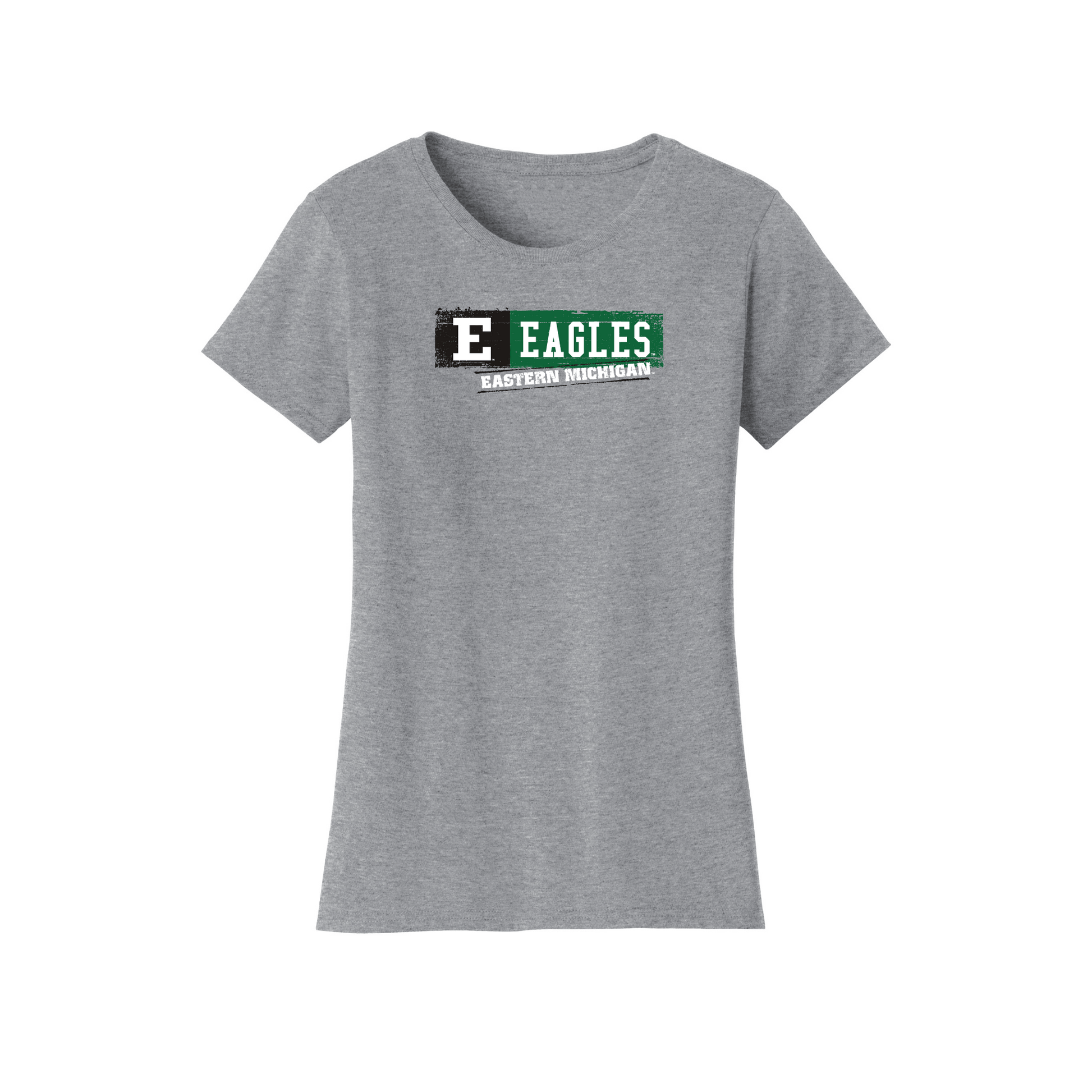 Eastern Michigan University Eagles Sticker Womens T-Shirt