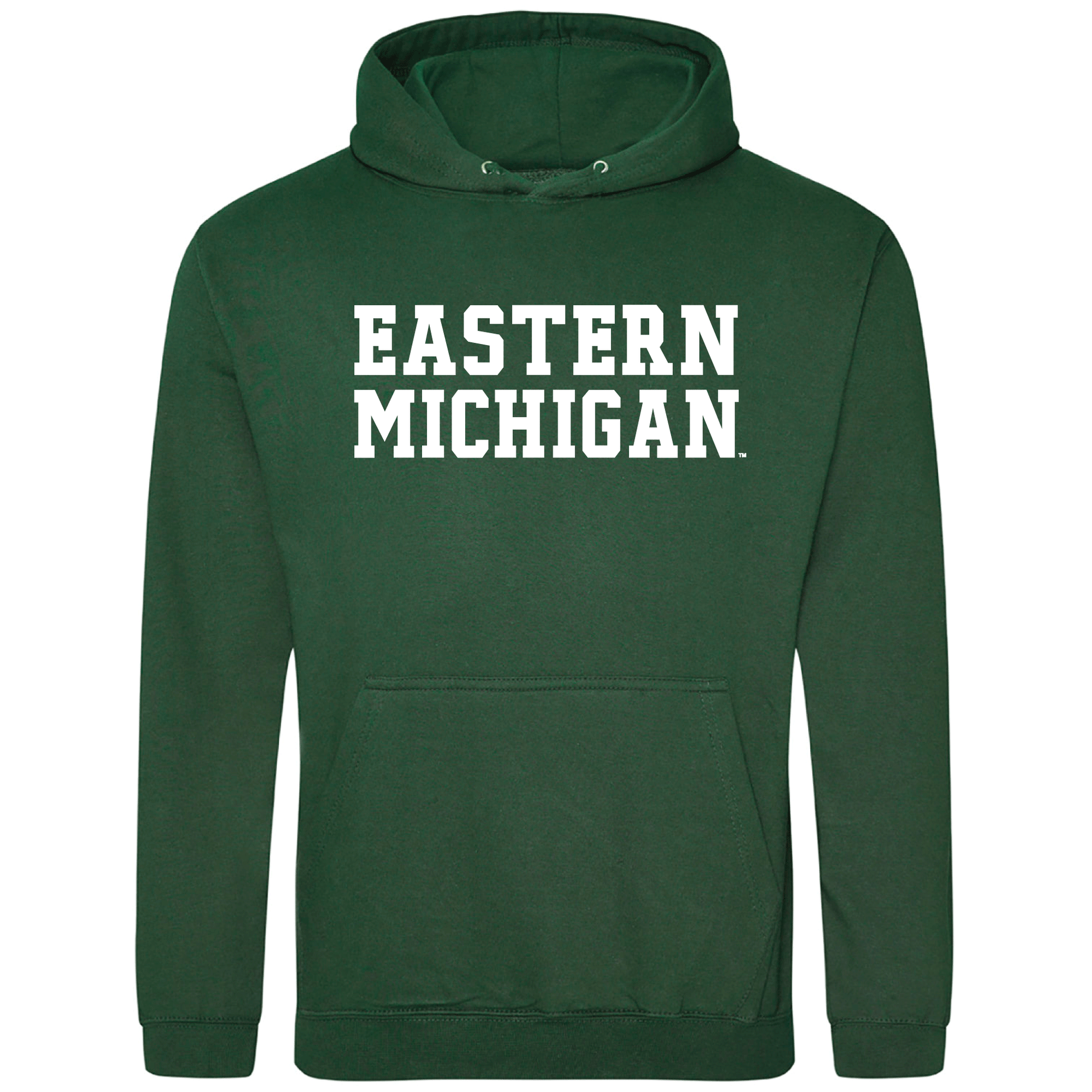 Eastern Michigan University Eagles Block Hooded Sweatshirt
