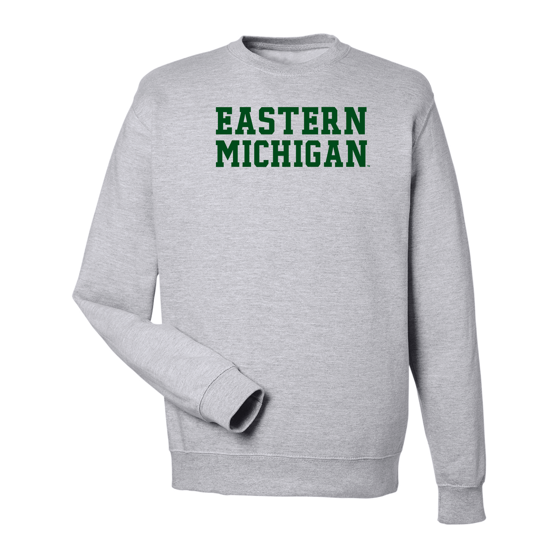 Eastern Michigan University Eagles Block Crewneck Sweatshirt