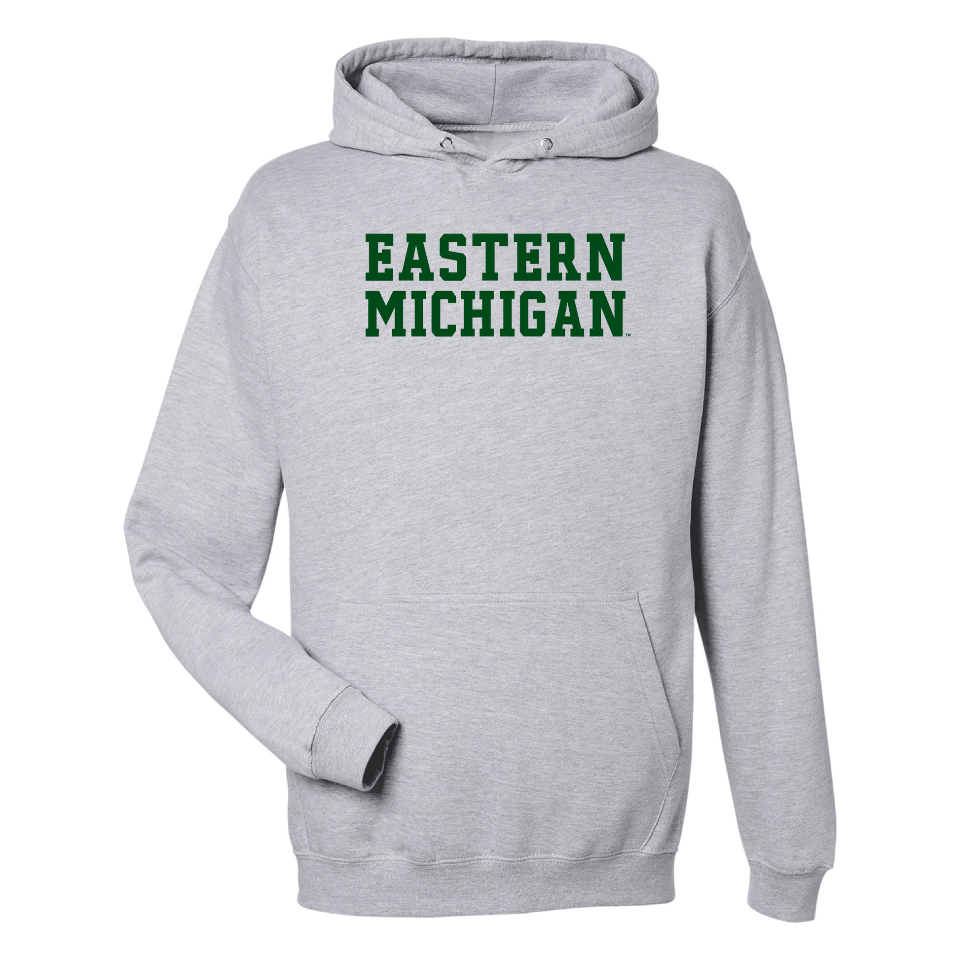 Eastern Michigan University Eagles Block Hooded Sweatshirt