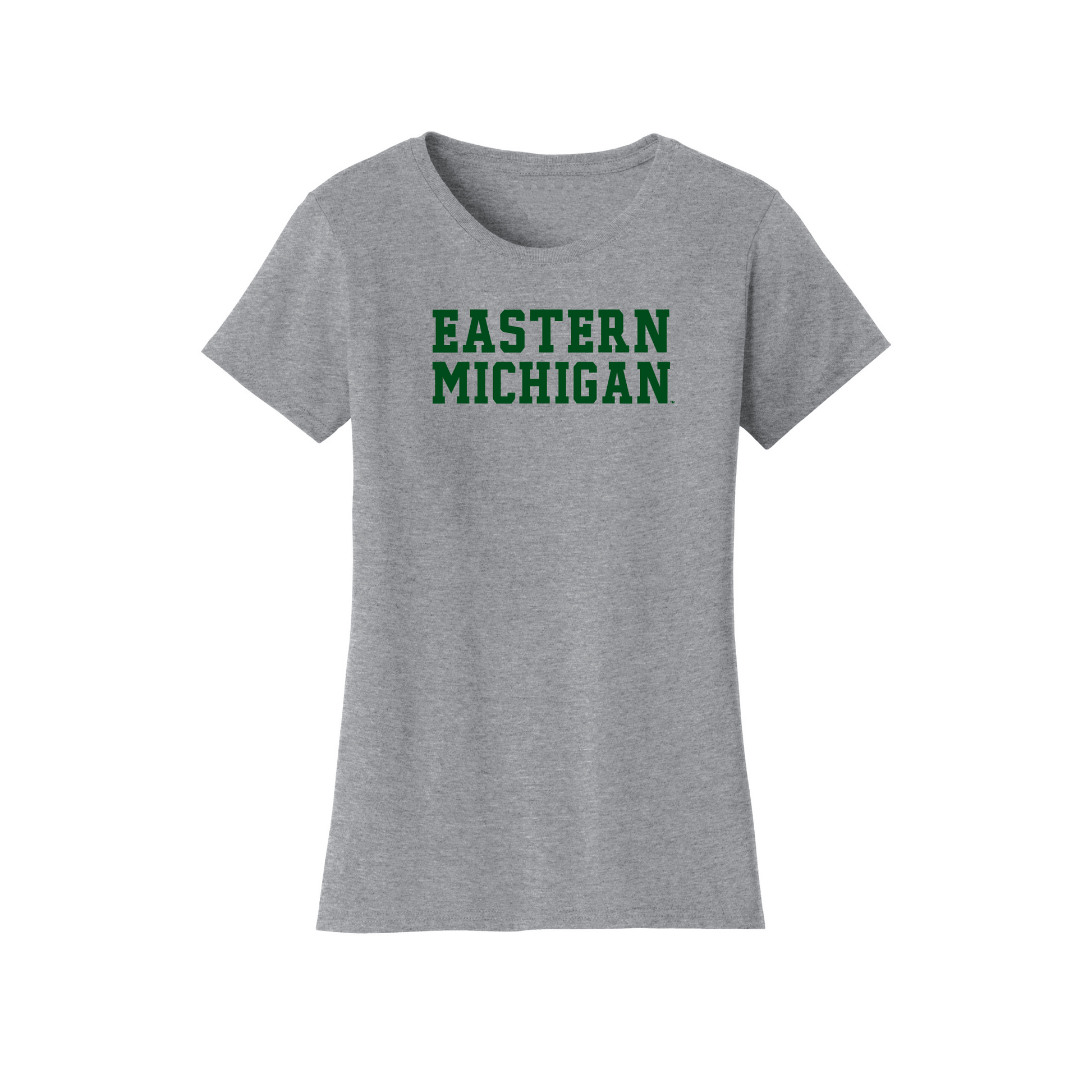 Eastern Michigan University Eagles Block Womens T-Shirt