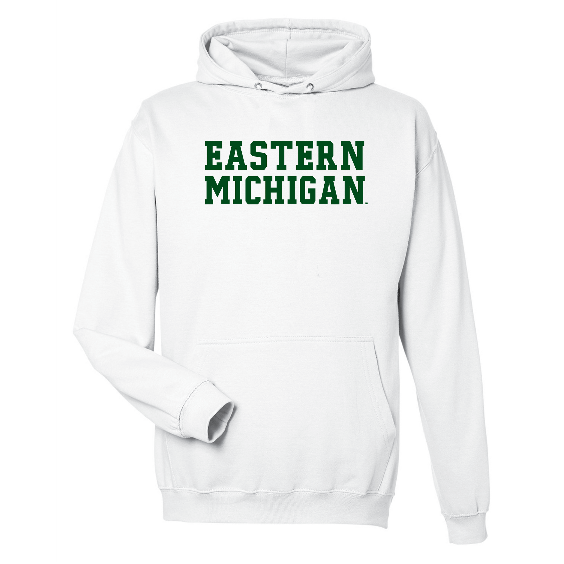 Eastern Michigan University Eagles Block Hooded Sweatshirt