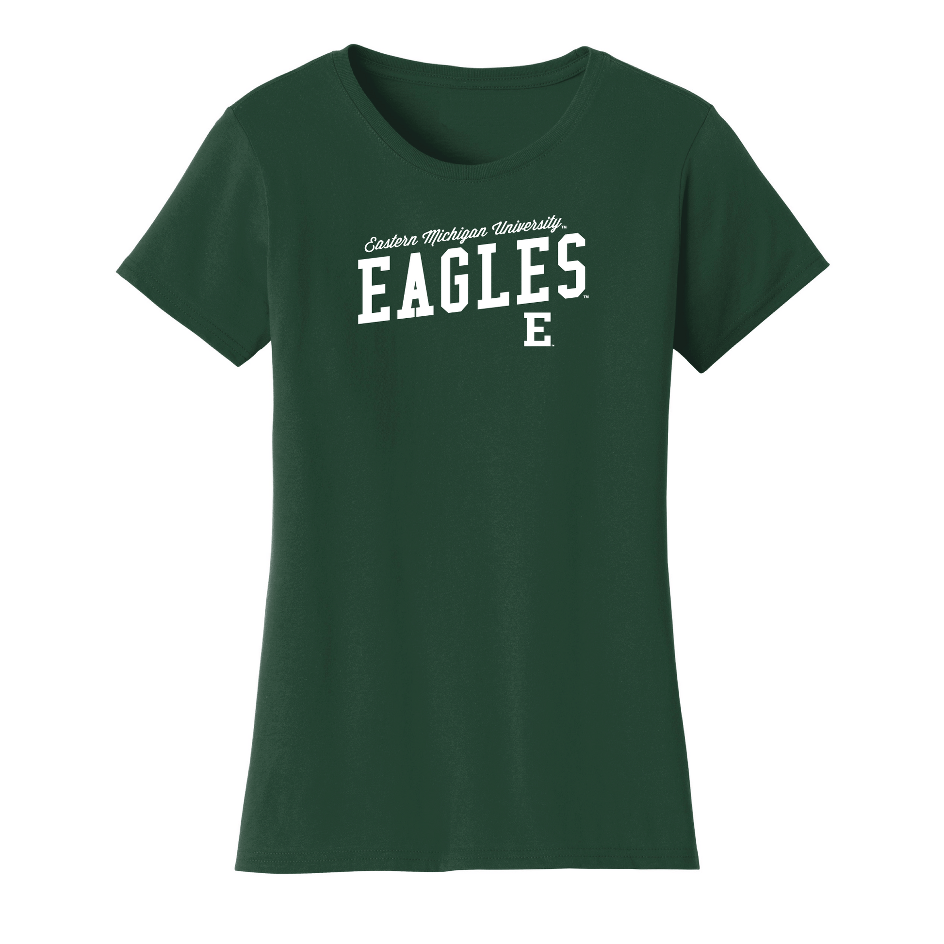 Eastern Michigan University Eagles Uphill Victory Womens T-Shirt