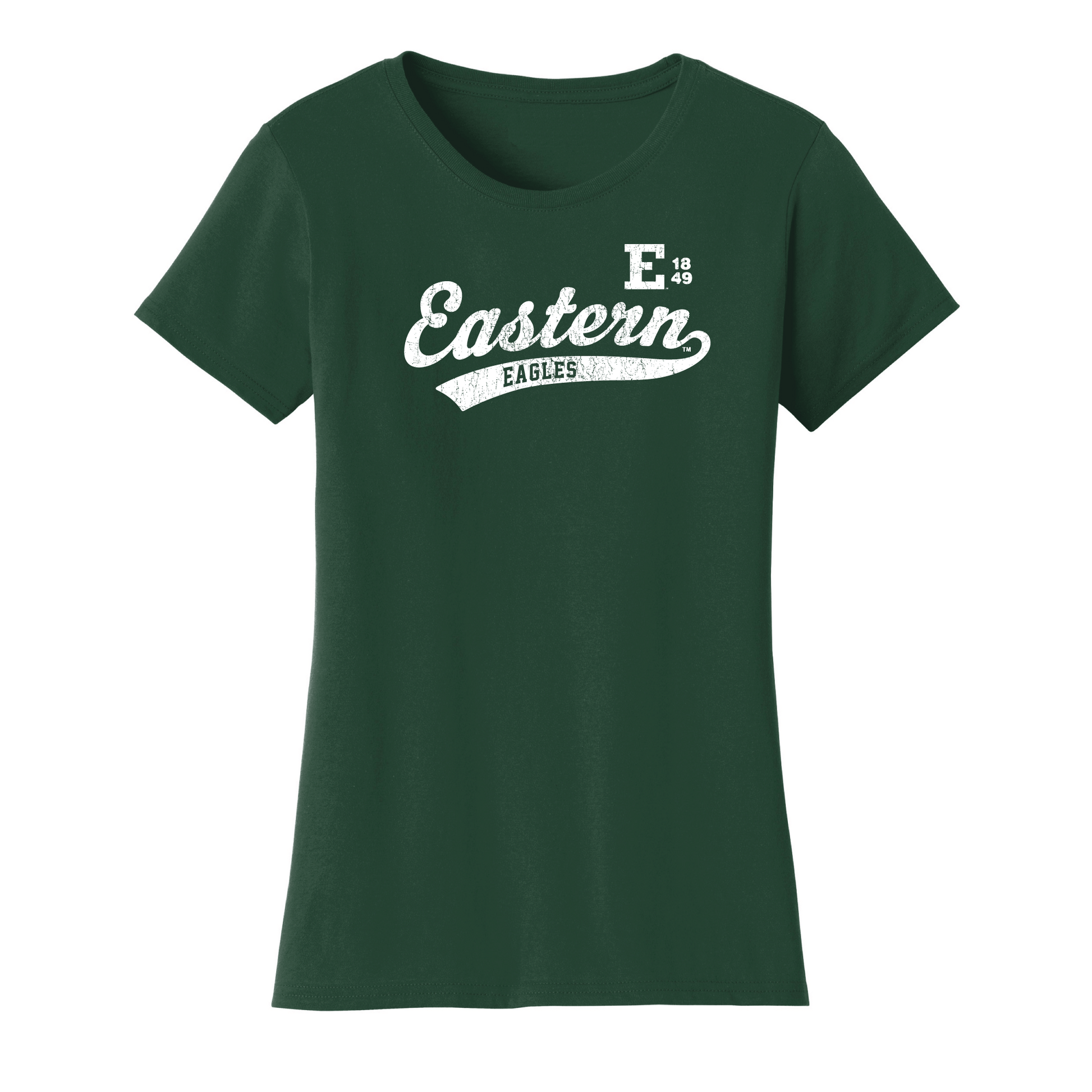 Eastern Michigan University Eagles Old School Womens T-Shirt
