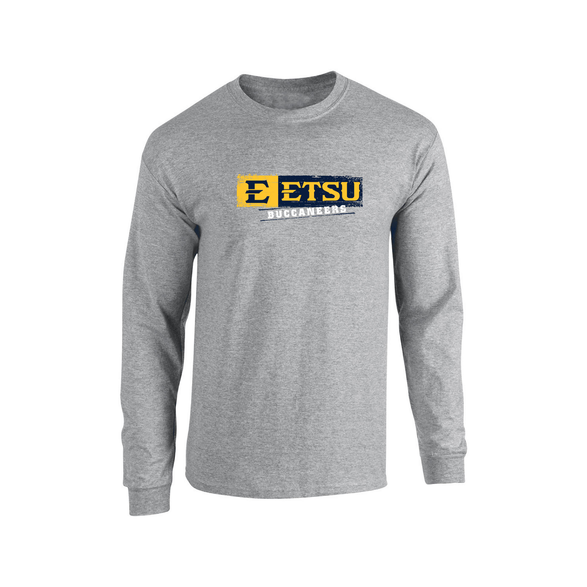 East Tennessee State University Buccaneers Sticker Long Sleeve T-shirt Unisex