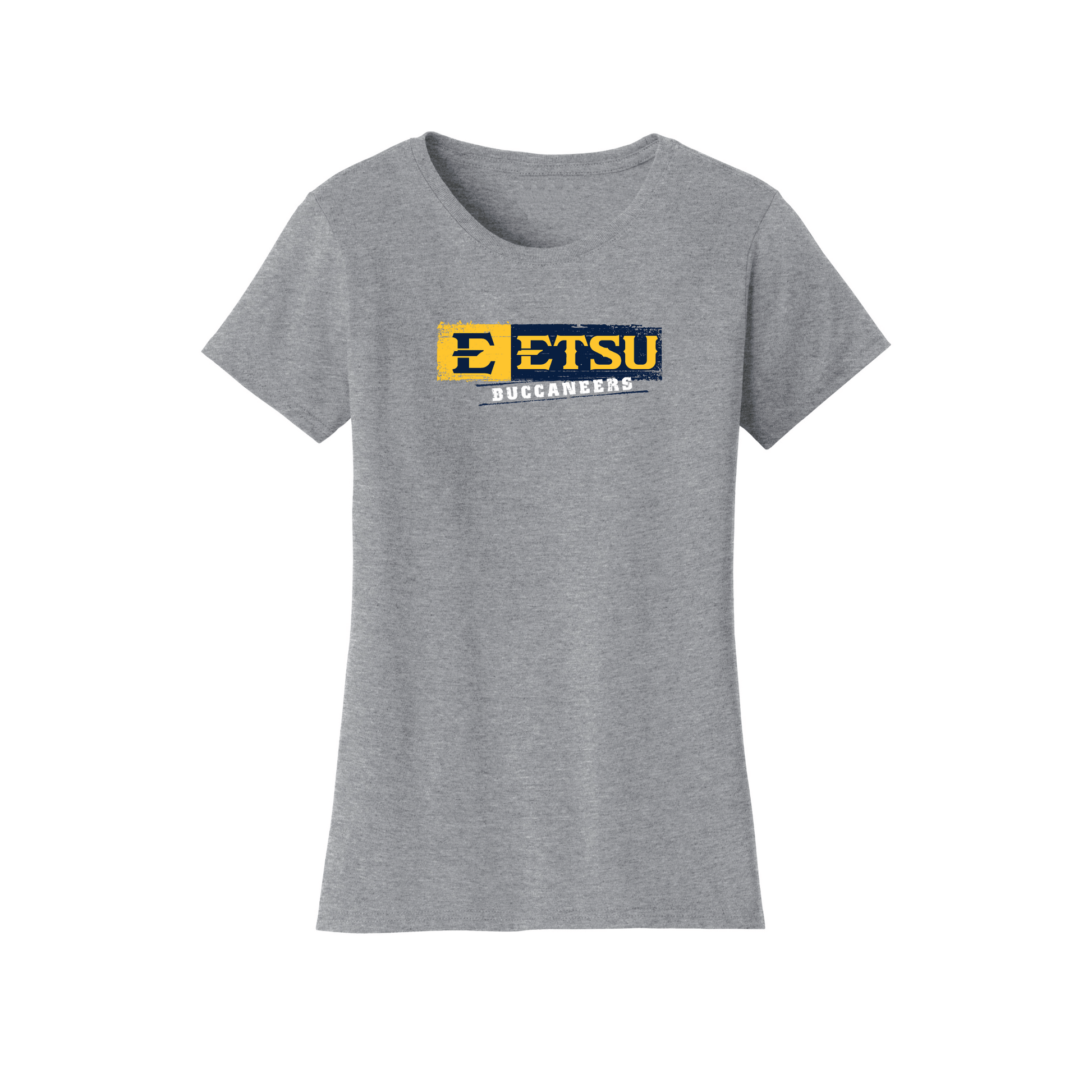 East Tennessee State University Buccaneers Sticker Womens Relaxed T-shirt
