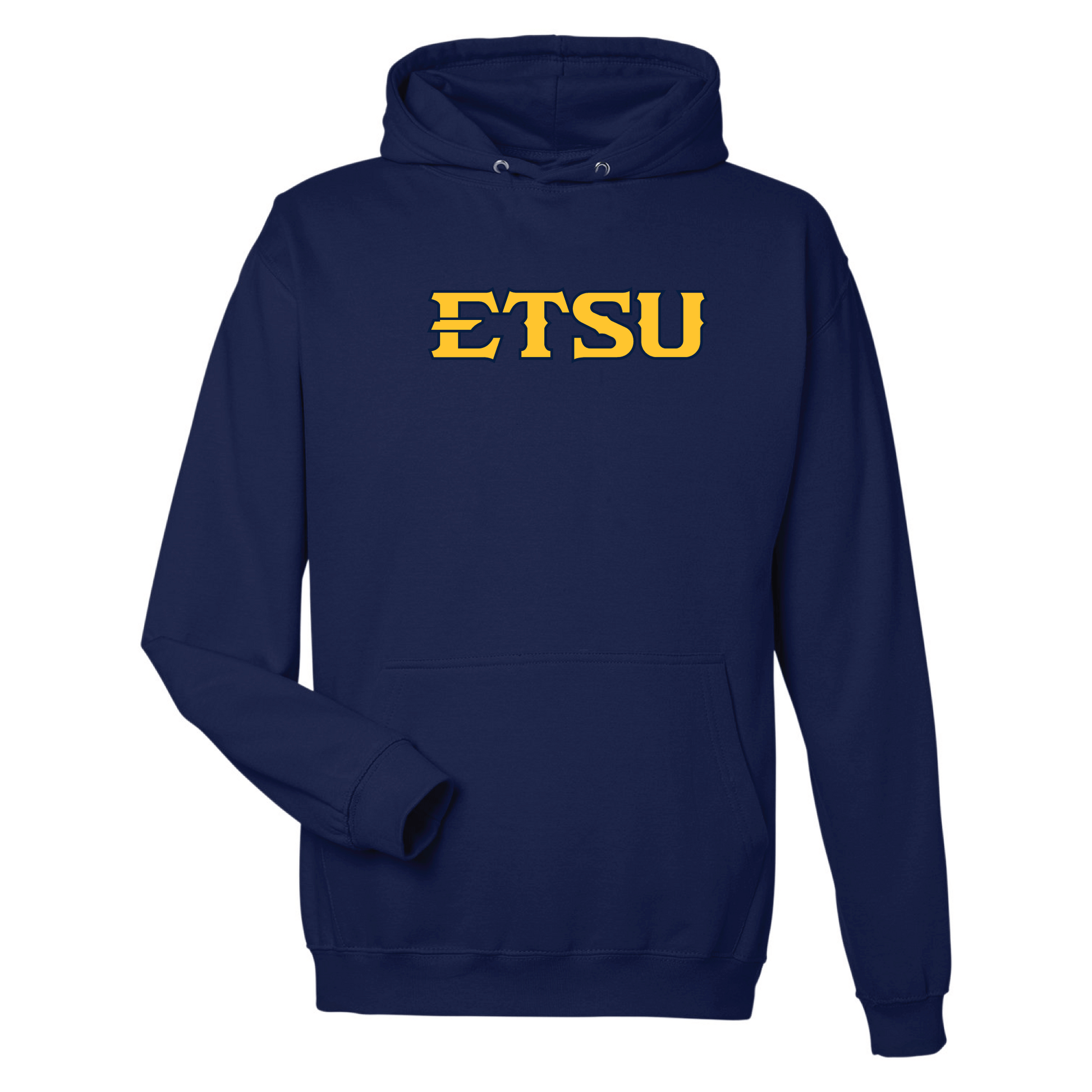 East Tennessee State University Buccaneers Block Hooded Sweatshirt Fleece