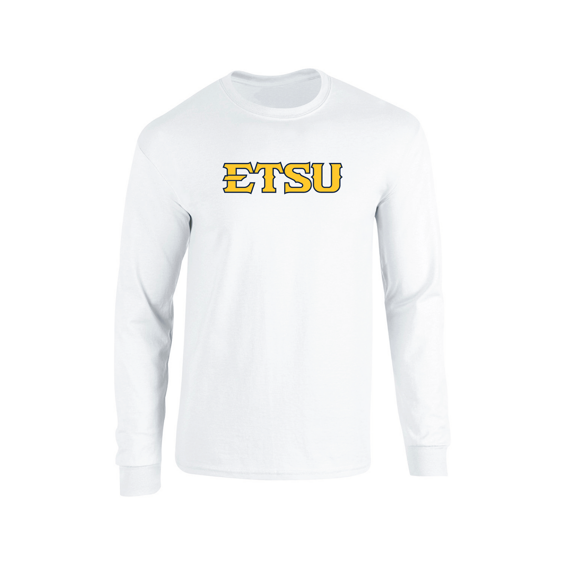 East Tennessee State University Buccaneers Block Long Sleeve T-shirt Unisex