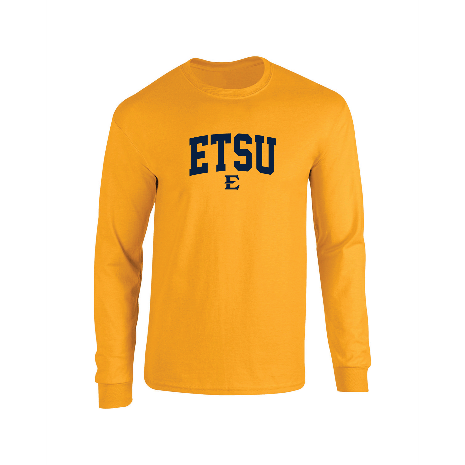 East Tennessee State University Buccaneers Jumbo Arch Long Sleeve T-shirt Unisex
