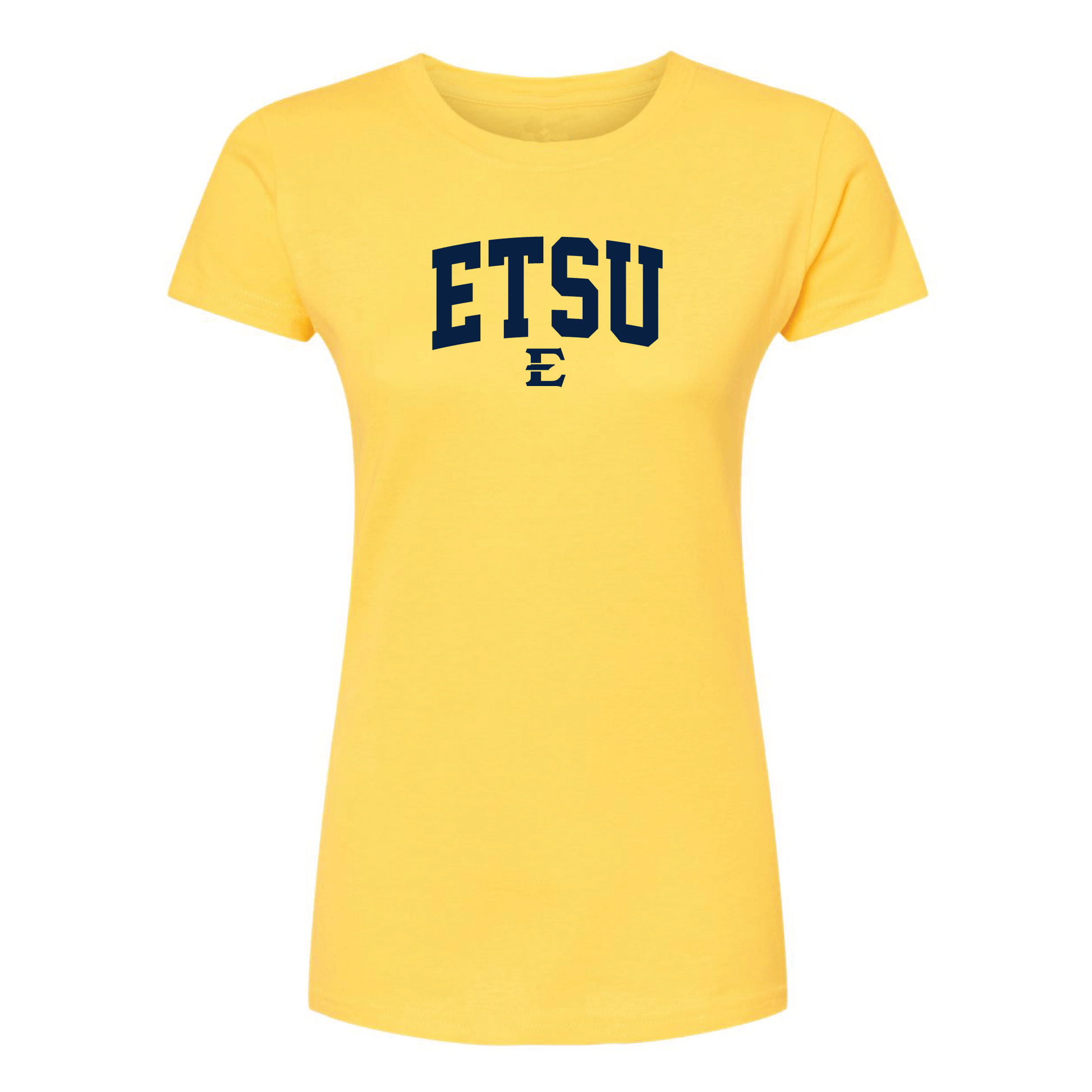 East Tennessee State University Buccaneers Jumbo Arch Womens Relaxed T-shirt